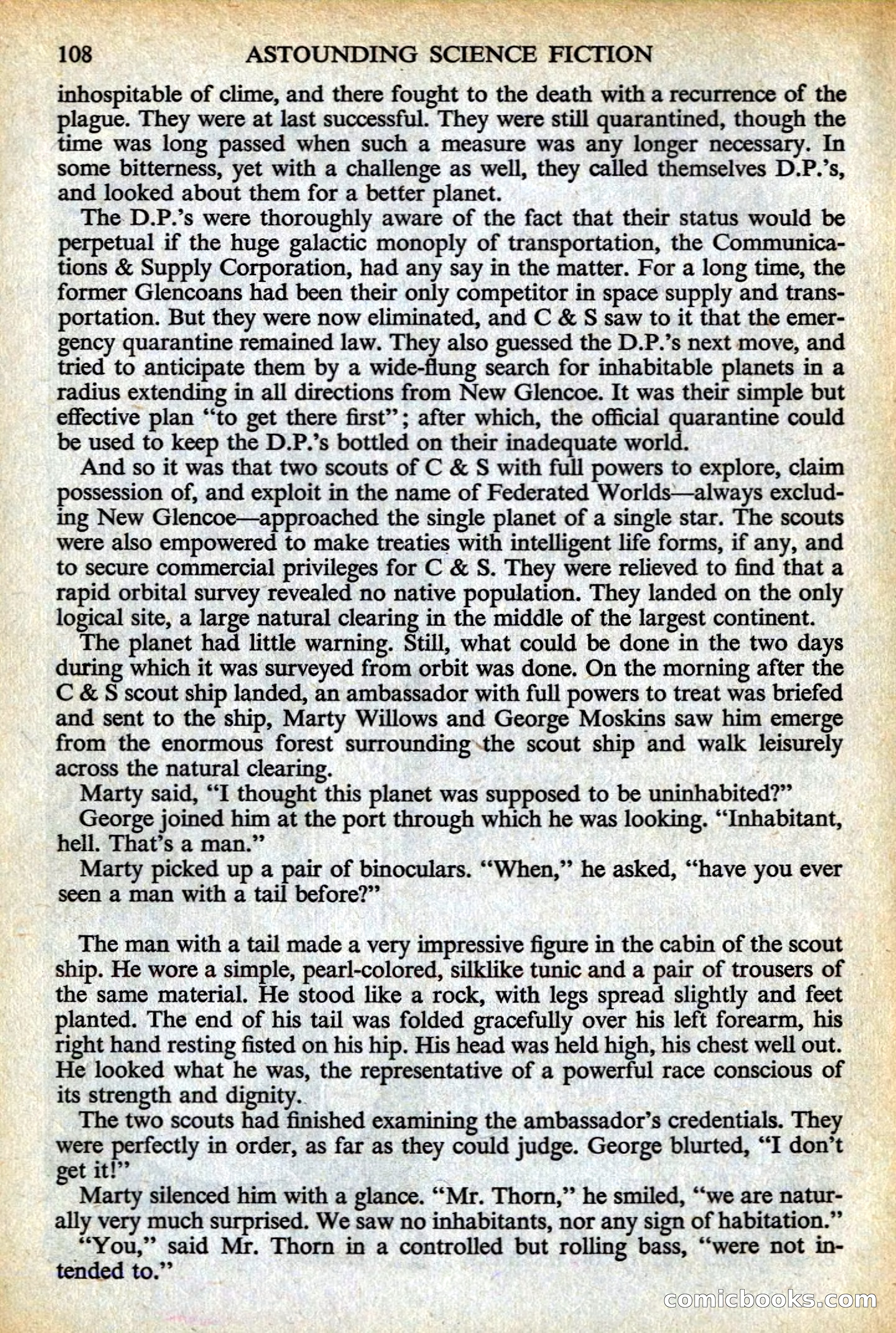 Astounding Science Fiction, British Edition — page 110 of 132