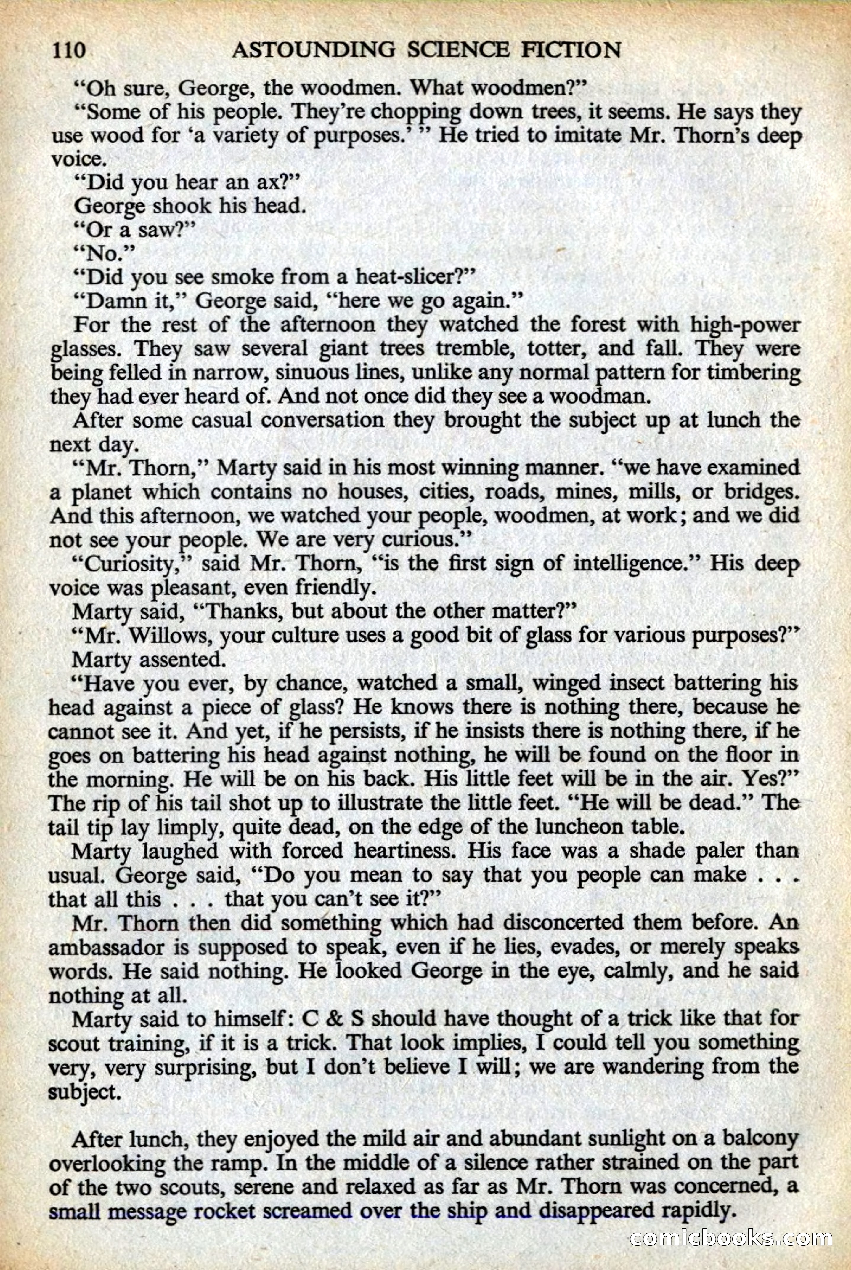 Astounding Science Fiction, British Edition — page 112 of 132