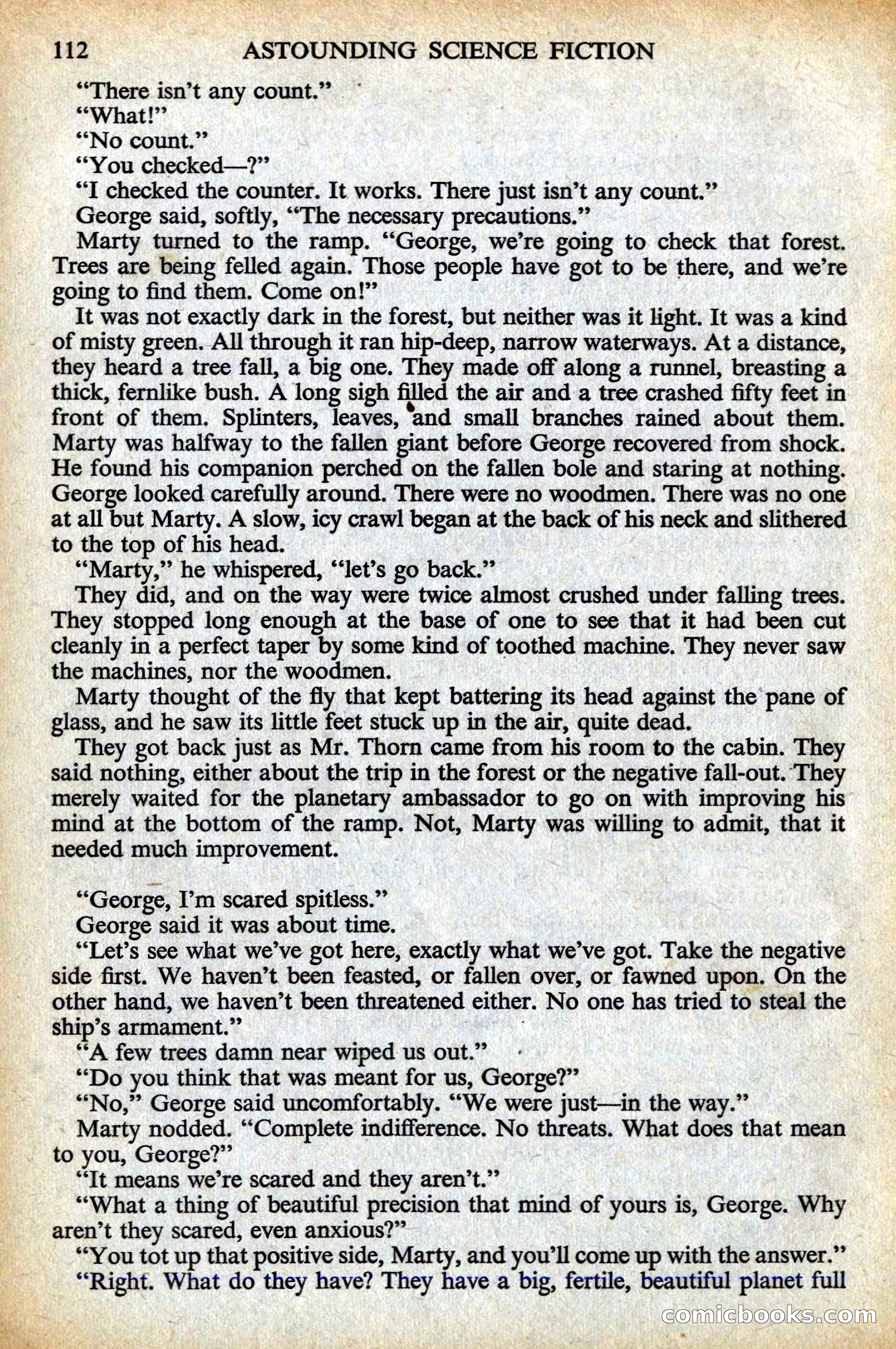 Astounding Science Fiction, British Edition — page 114 of 132