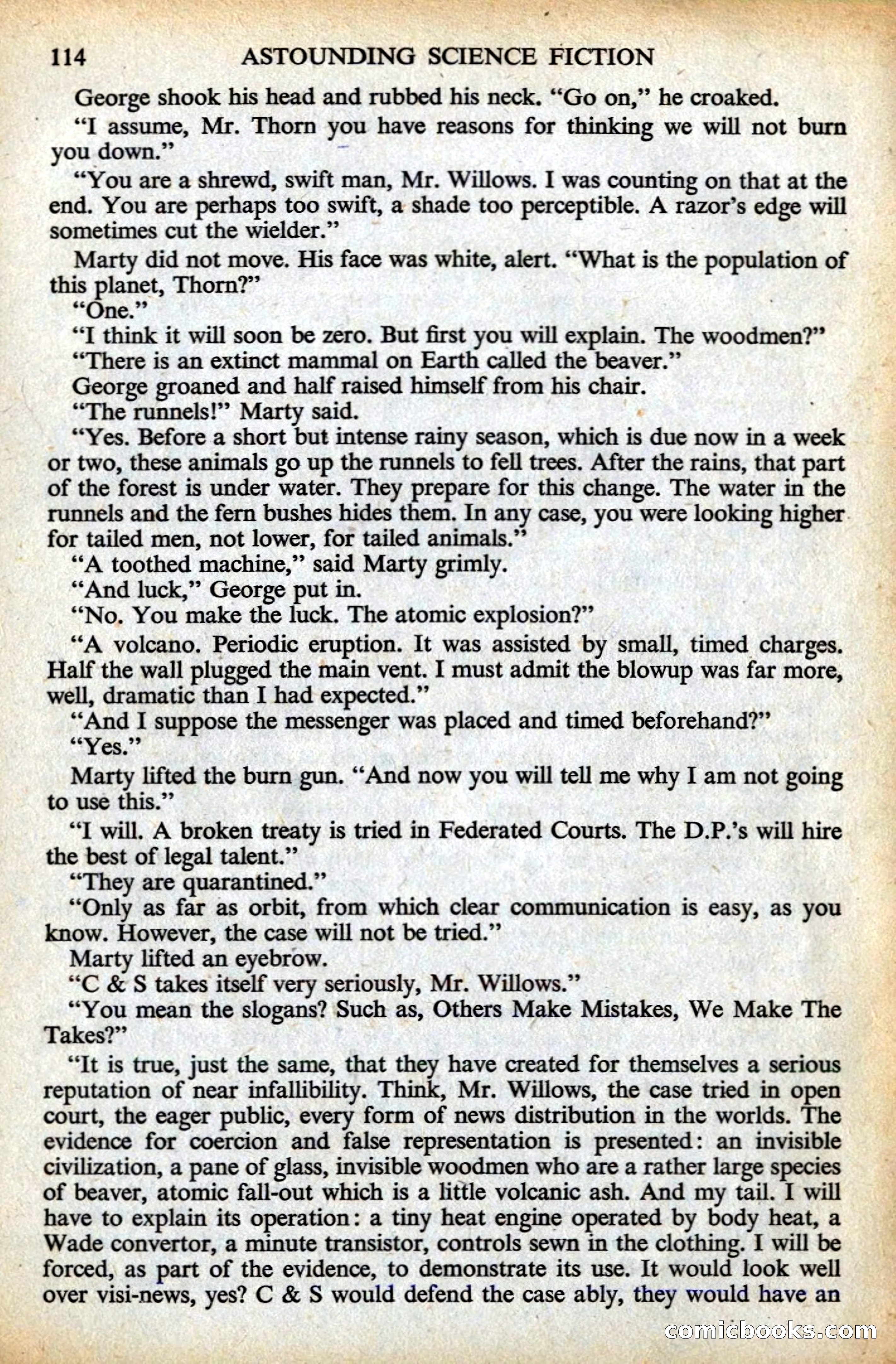 Astounding Science Fiction, British Edition — page 116 of 132