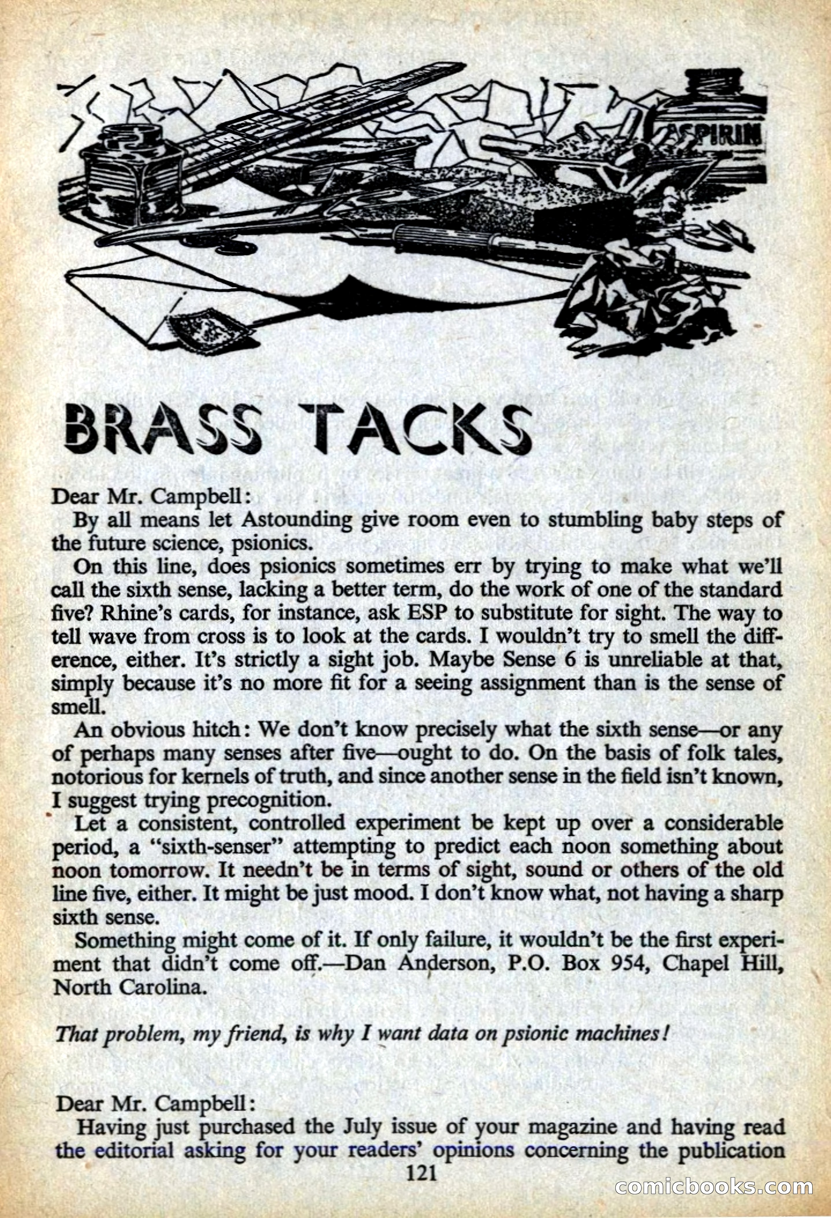 Astounding Science Fiction, British Edition — page 123 of 132