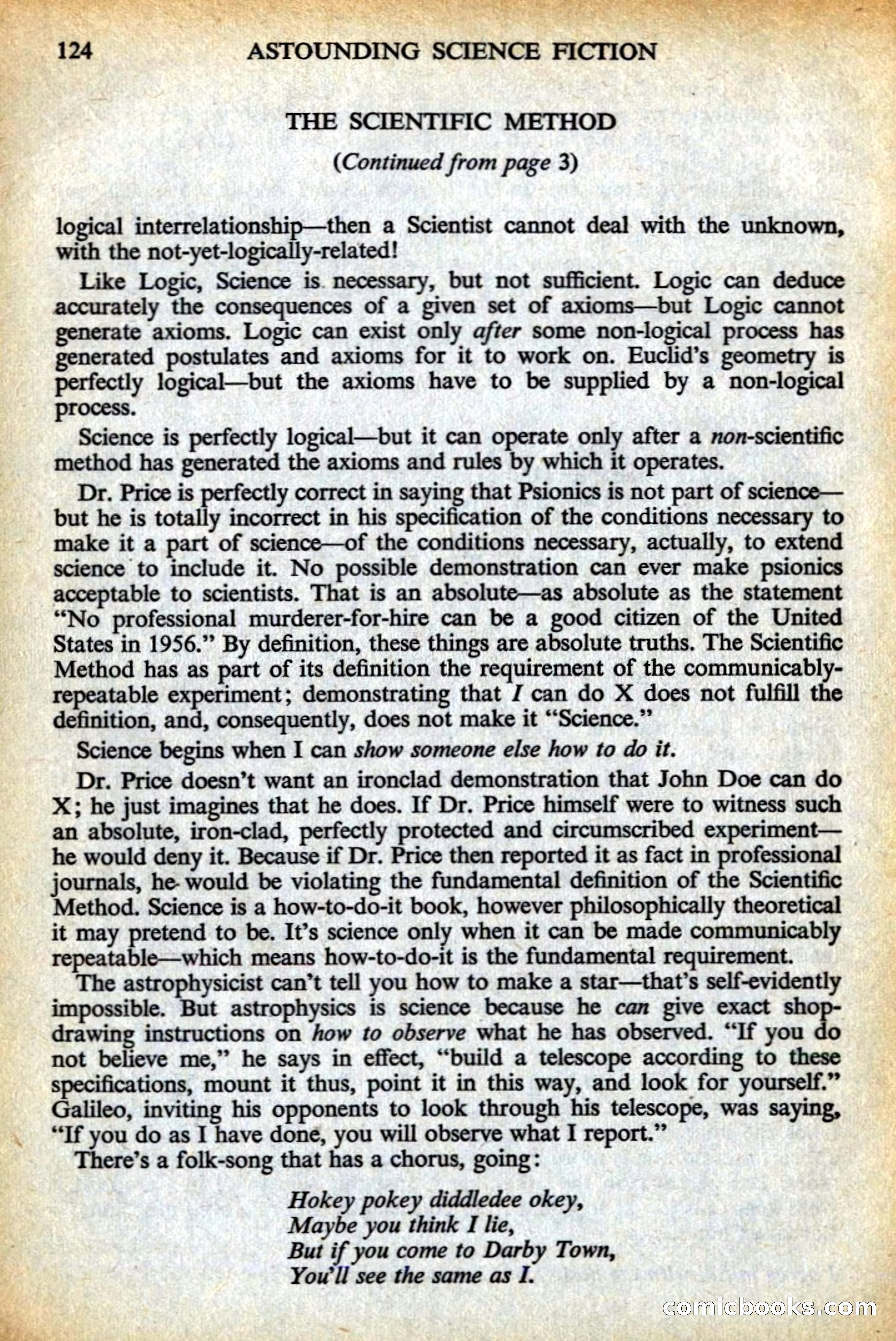 Astounding Science Fiction, British Edition — page 126 of 132