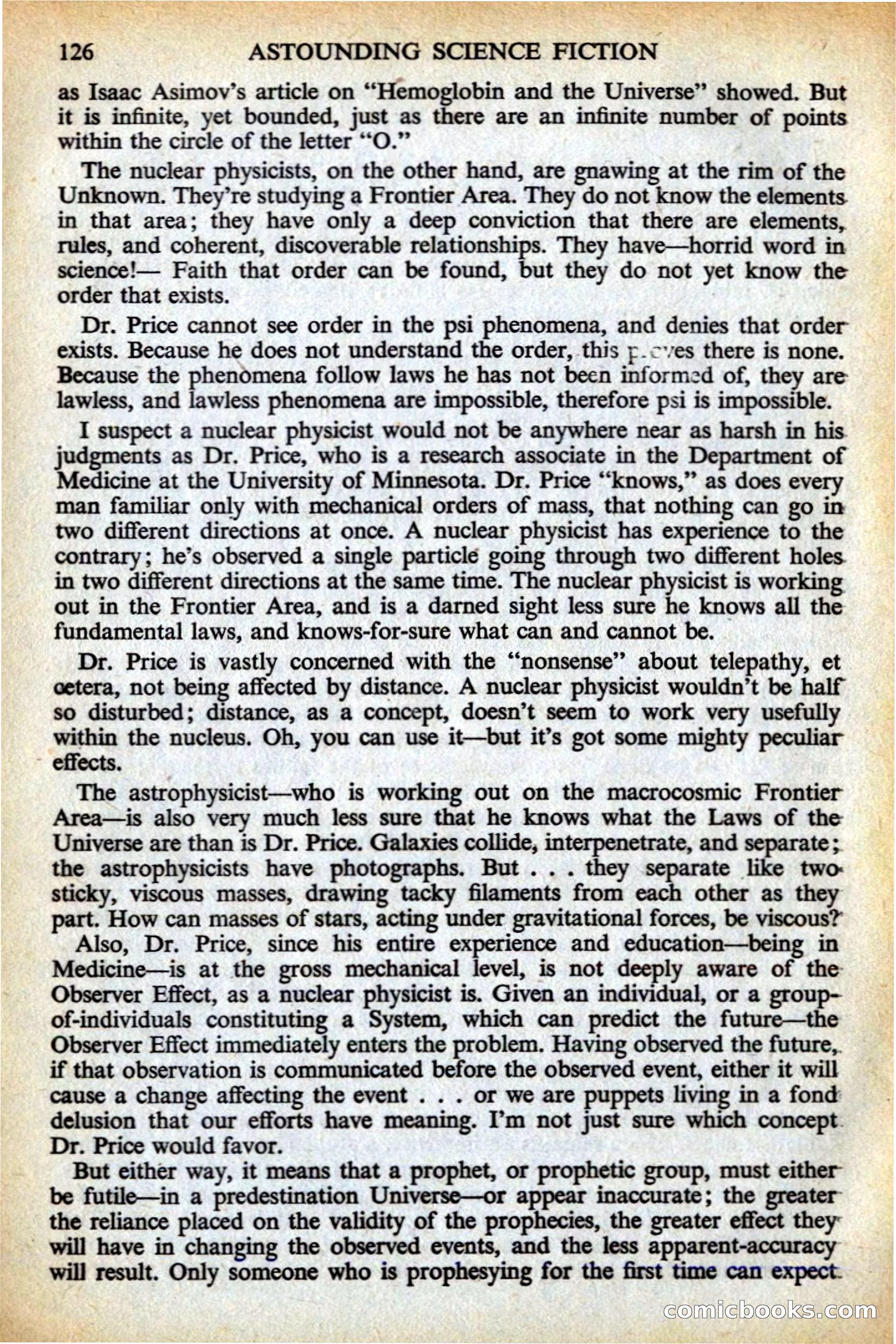 Astounding Science Fiction, British Edition — page 128 of 132