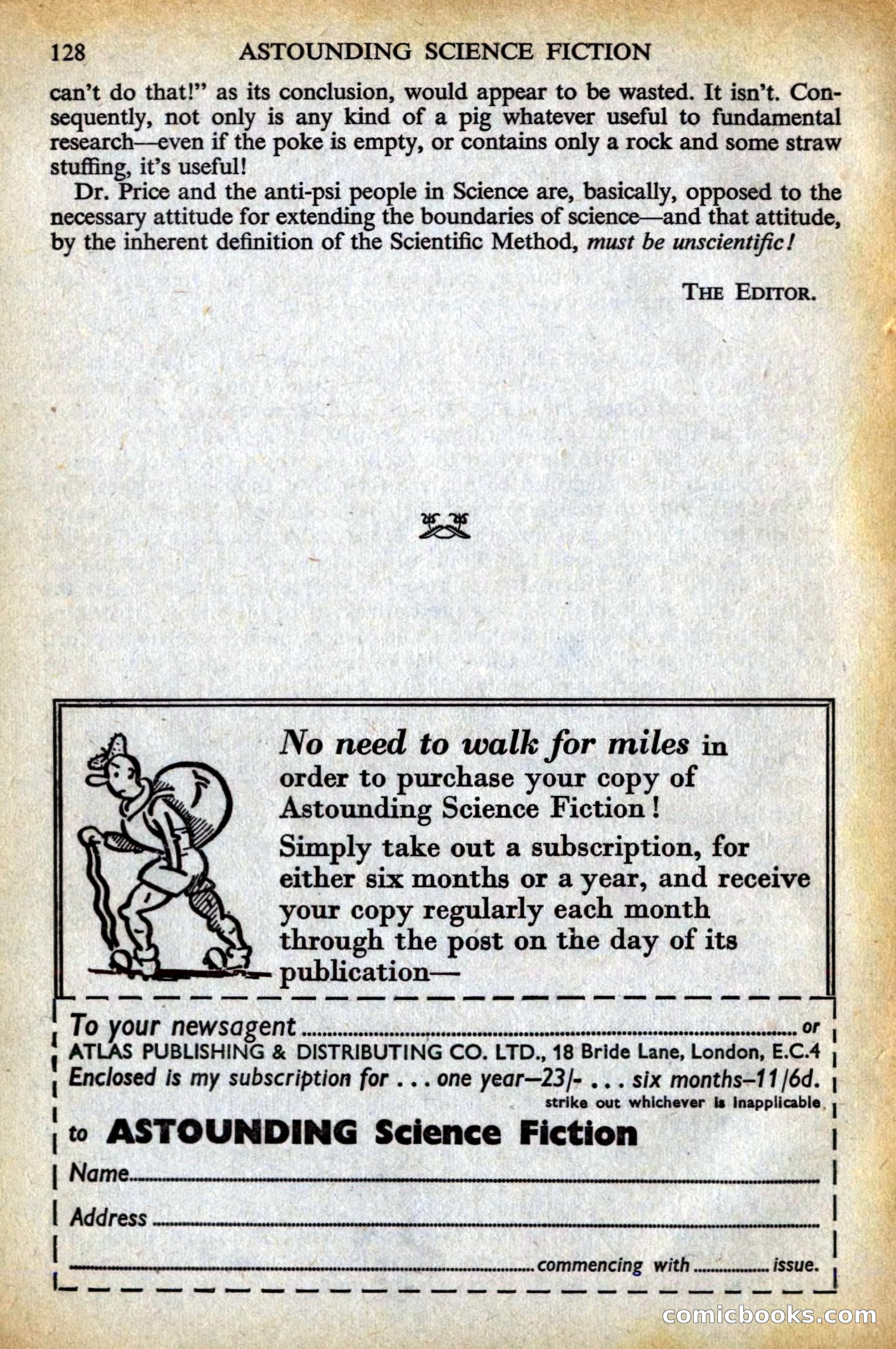 Astounding Science Fiction, British Edition — page 132 of 132