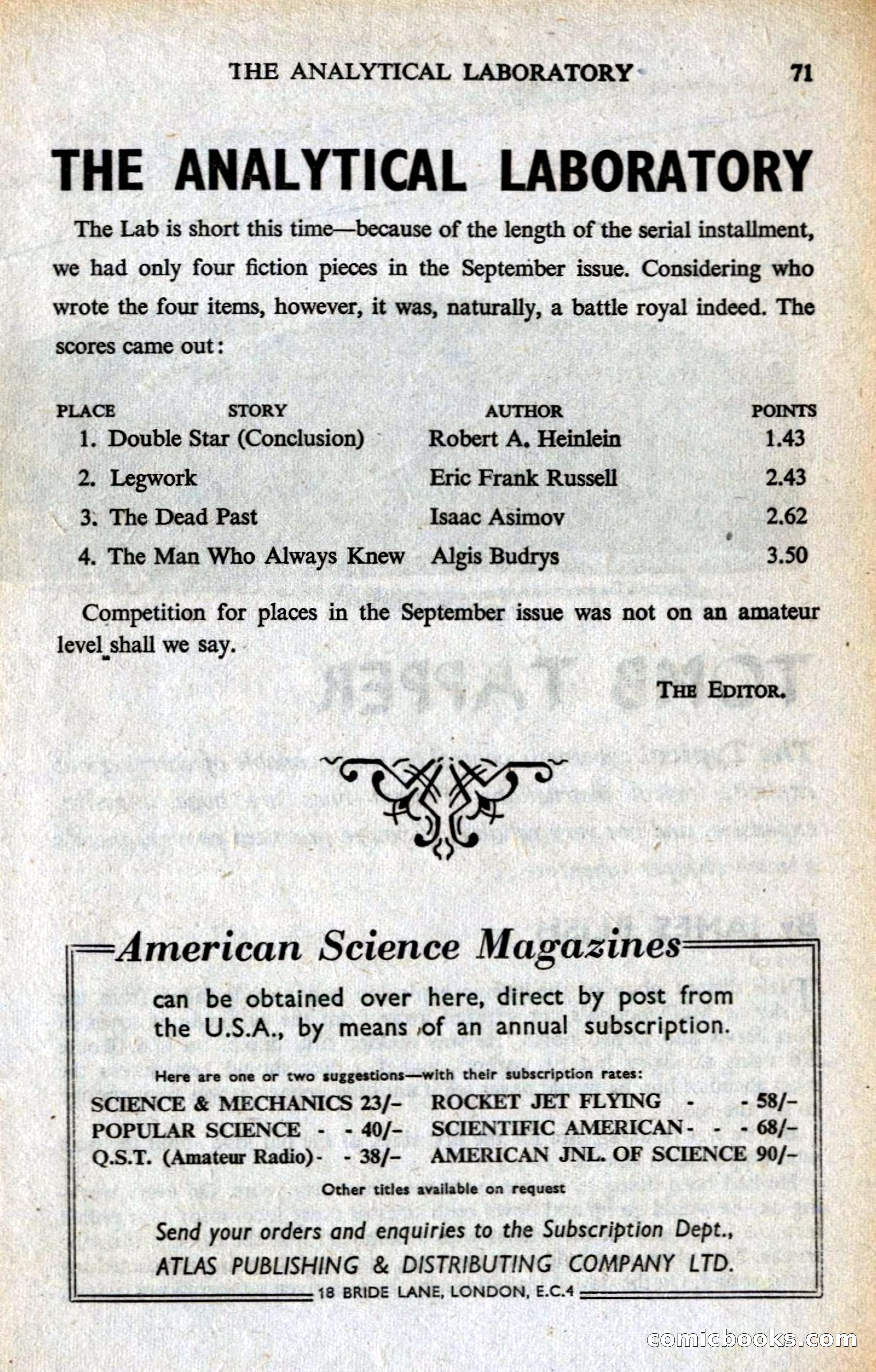 Astounding British Edition, Vol. 12 No. 12 — page 73 of 132