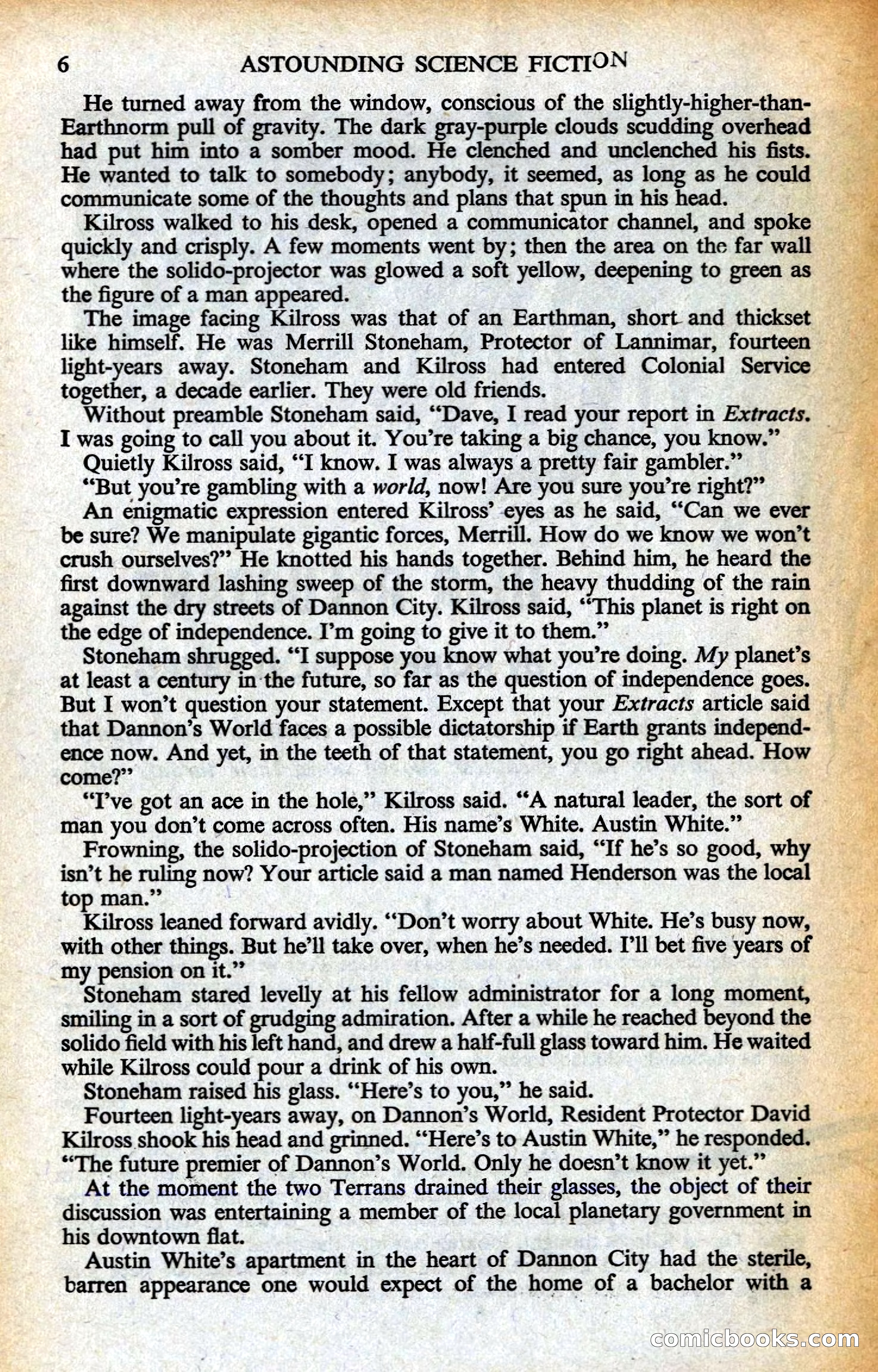 Astounding British Edition, Vol. 14, No. 9 — page 8 of 131