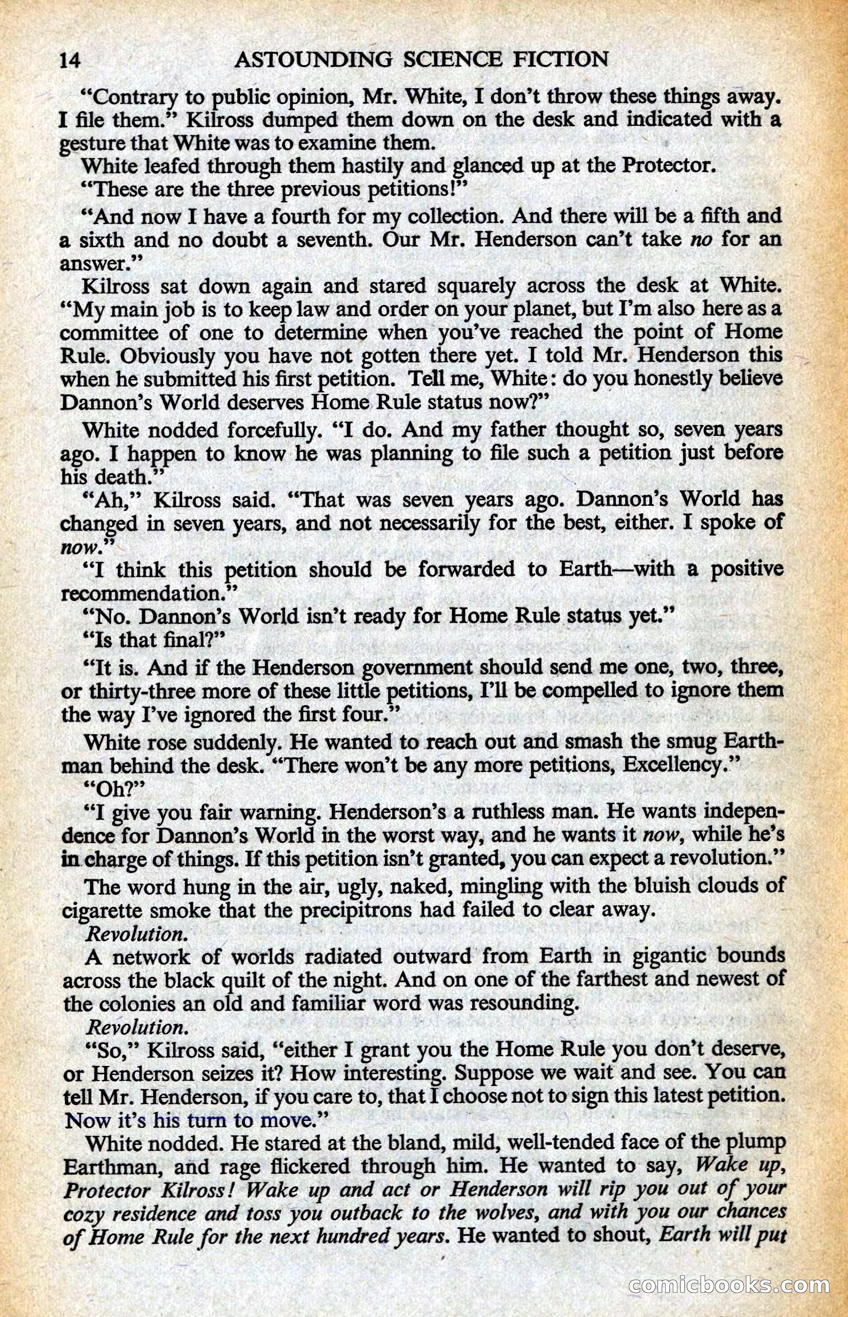 Astounding British Edition, Vol. 14, No. 9 — page 16 of 131