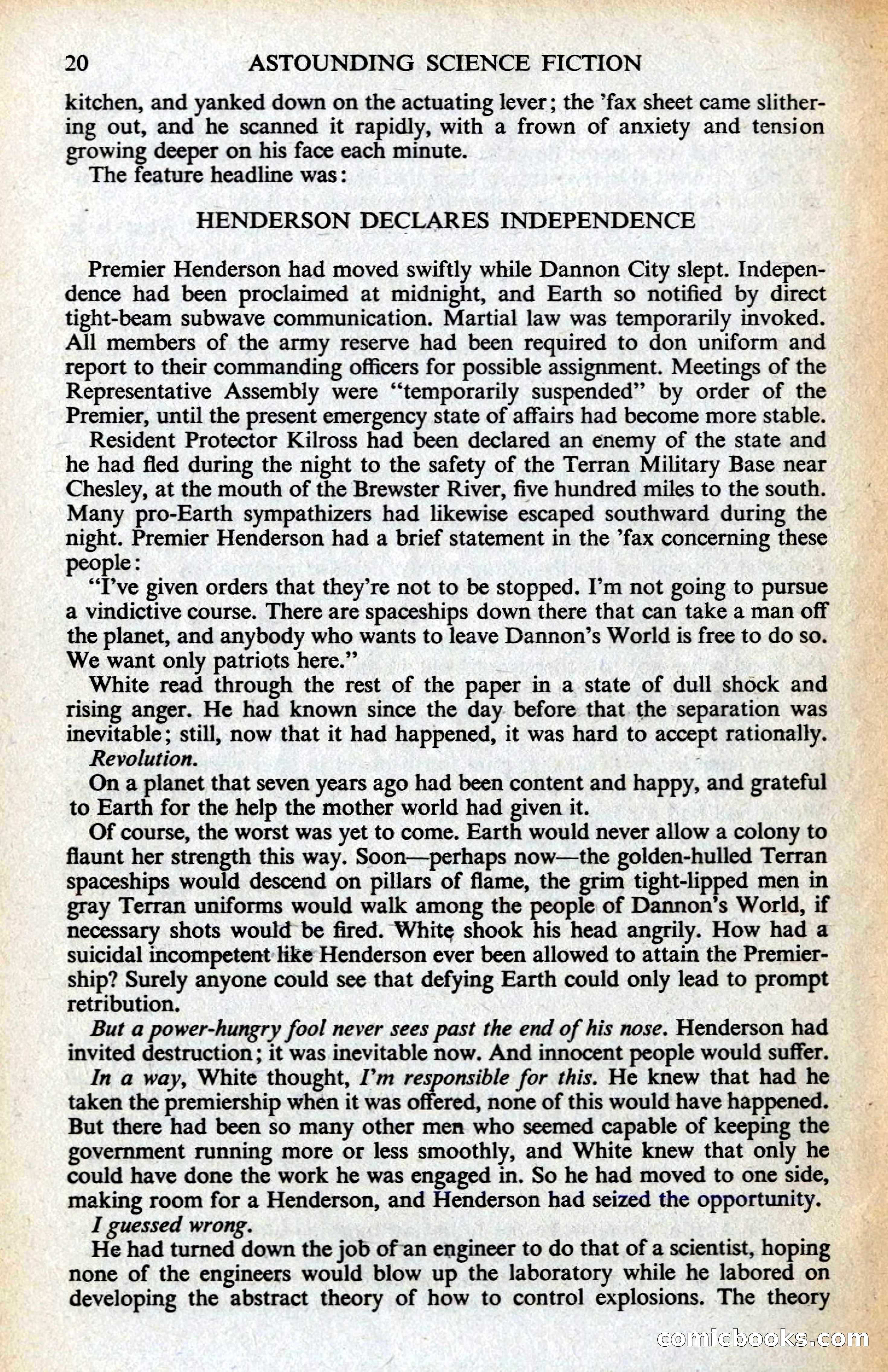 Astounding British Edition, Vol. 14, No. 9 — page 22 of 131