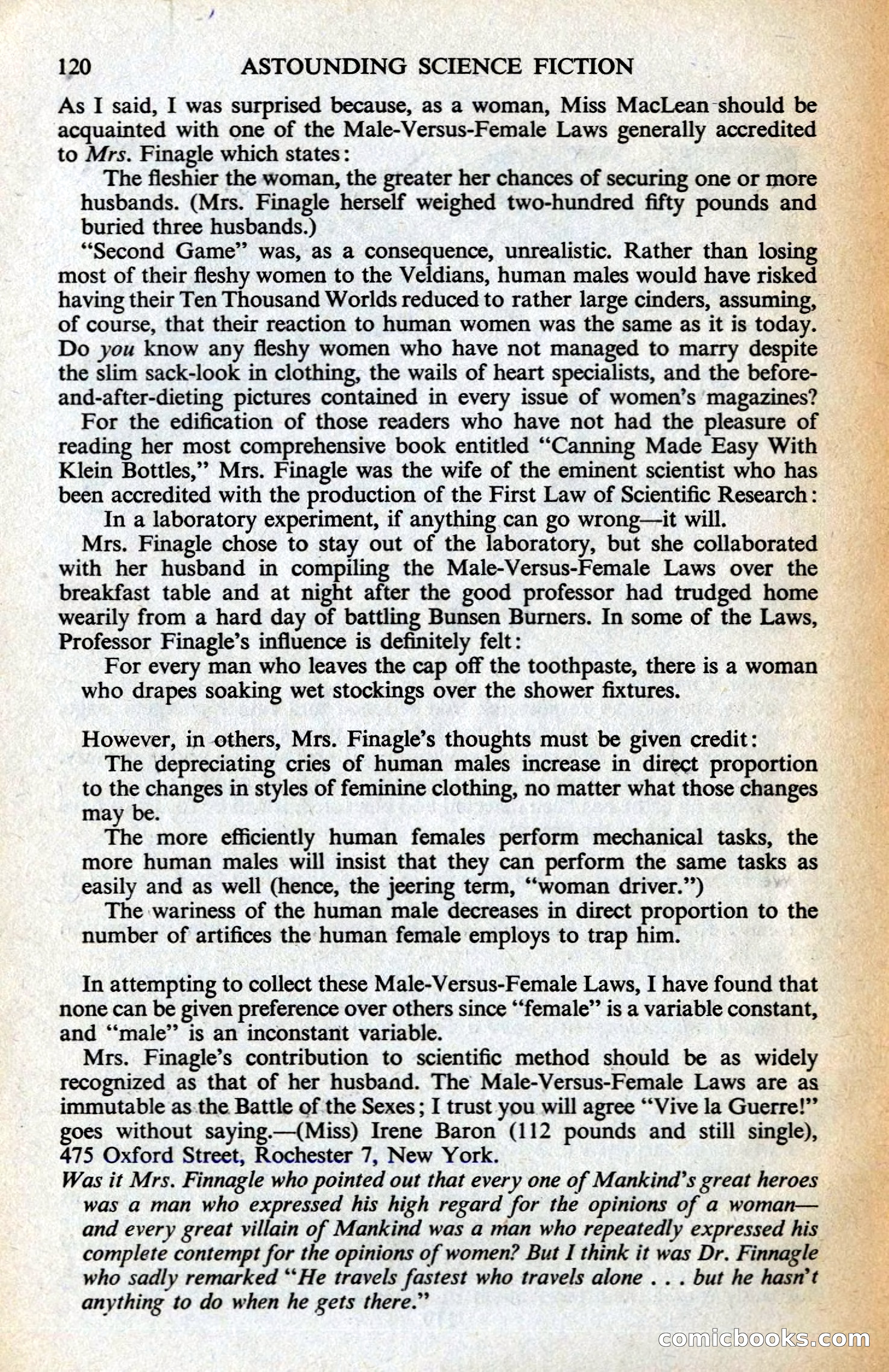 Astounding British Edition, Vol. 14, No. 9 — page 122 of 131