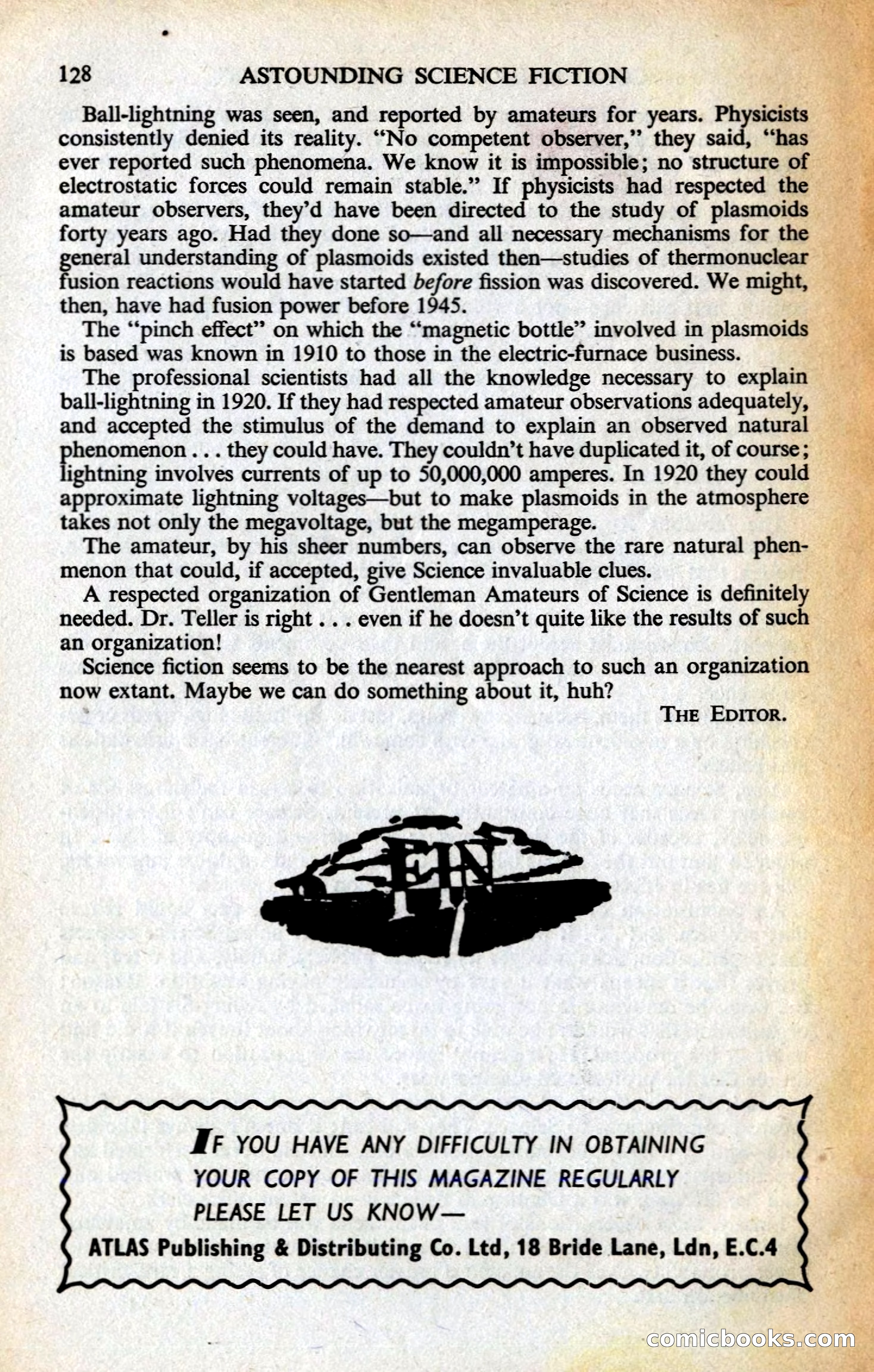 Astounding British Edition, Vol. 14, No. 9 — page 132 of 131