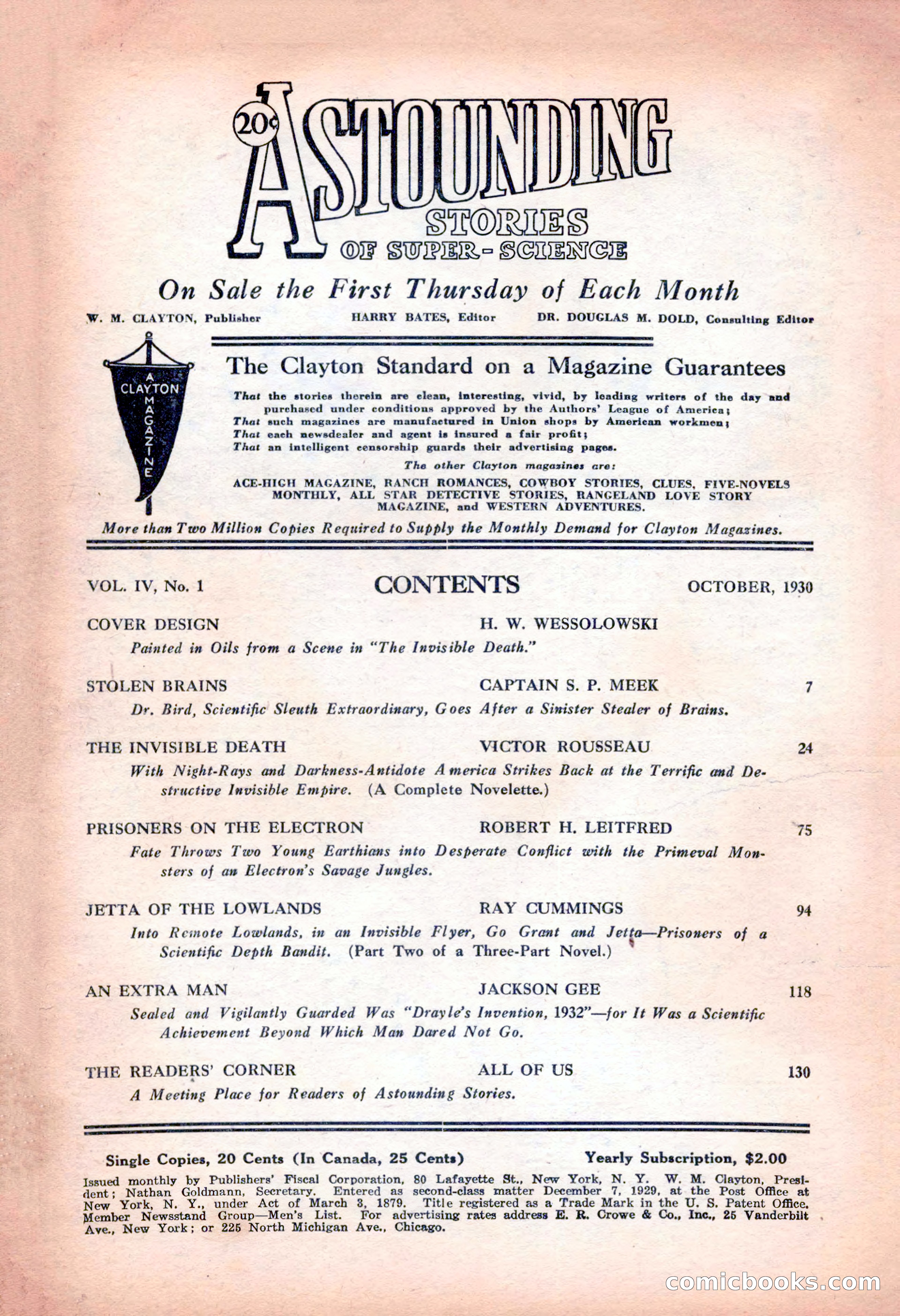 Astounding Stories of Super-Science — page 4 of 148