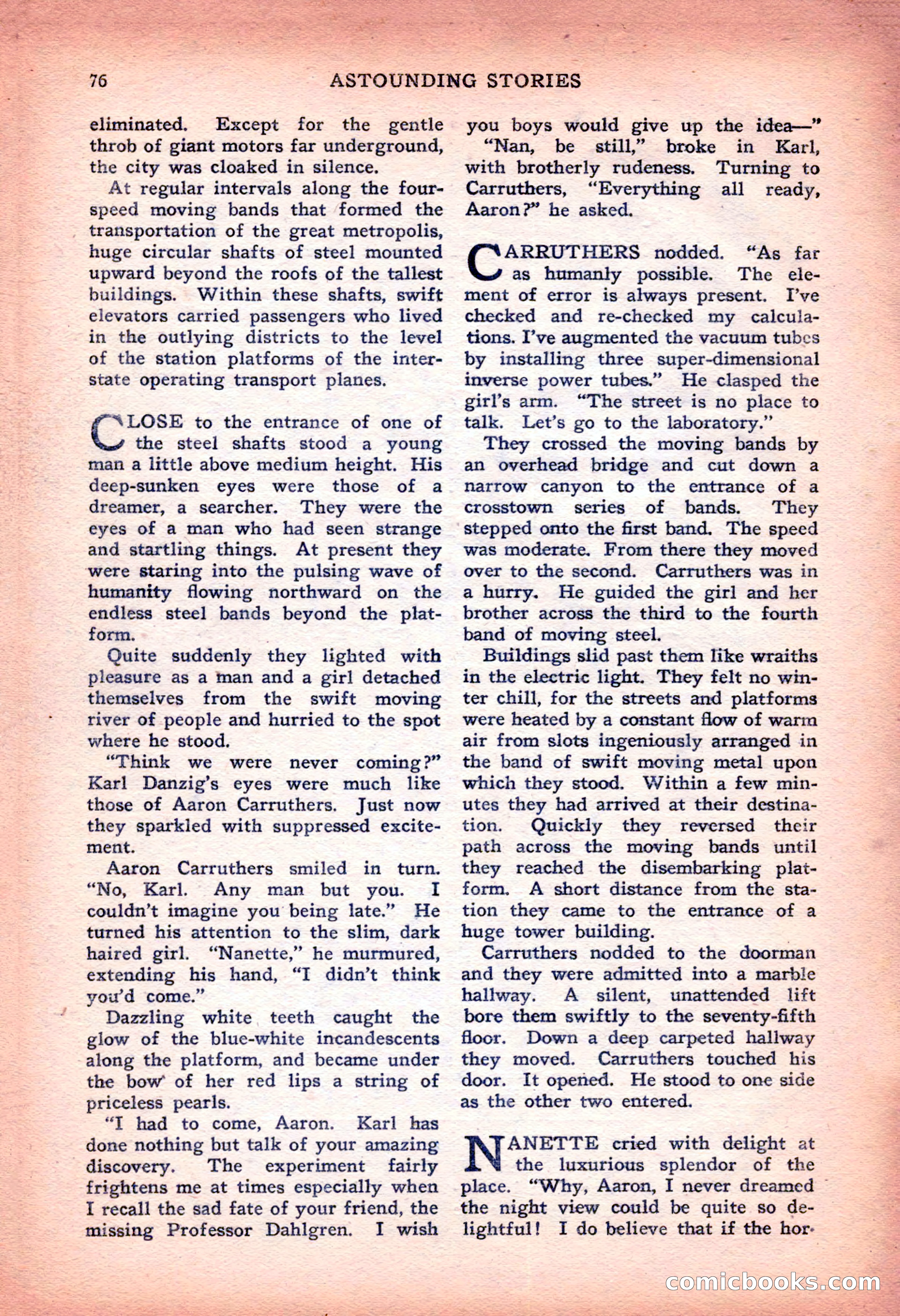 Astounding Stories of Super-Science — page 78 of 148