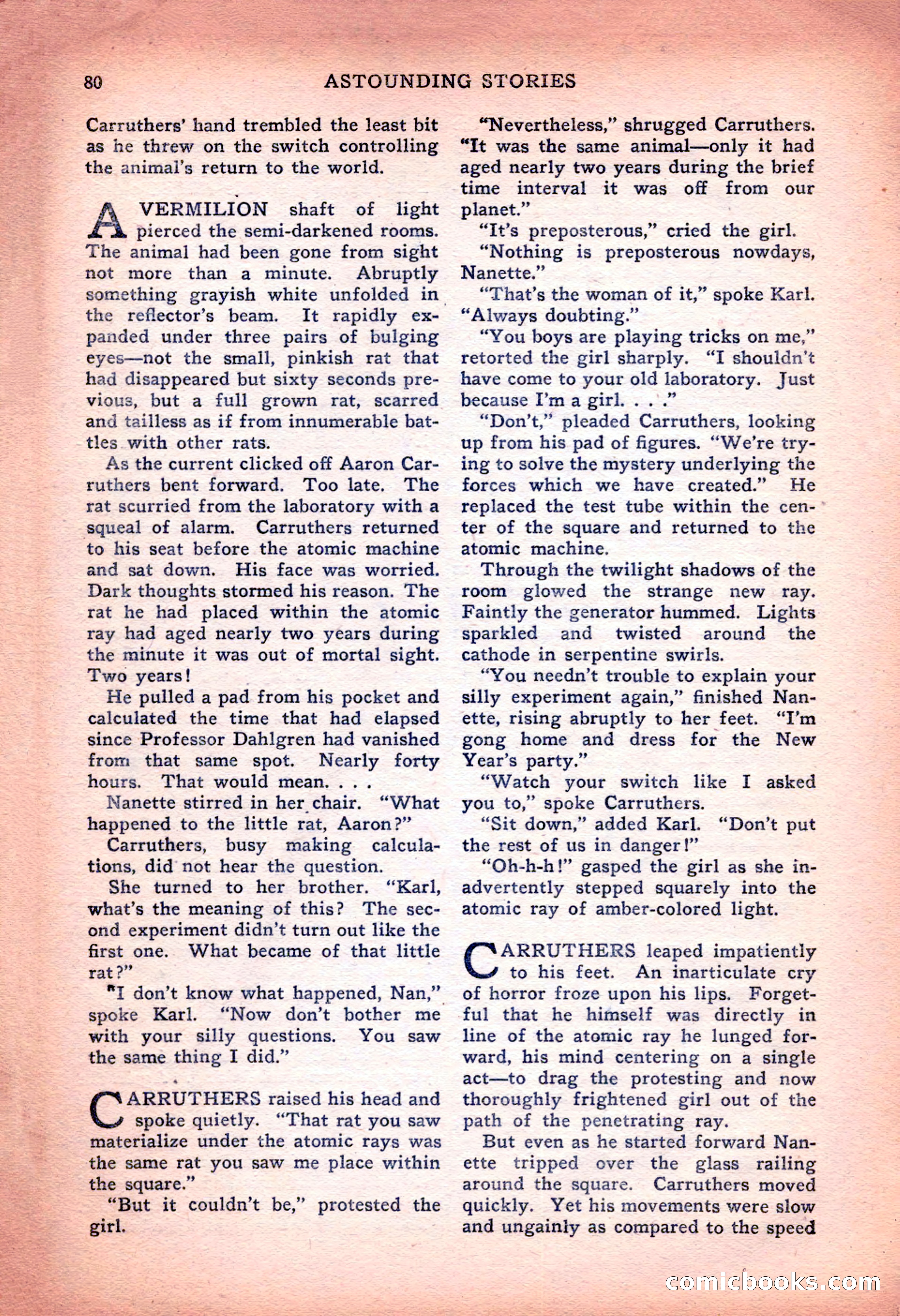 Astounding Stories of Super-Science — page 82 of 148