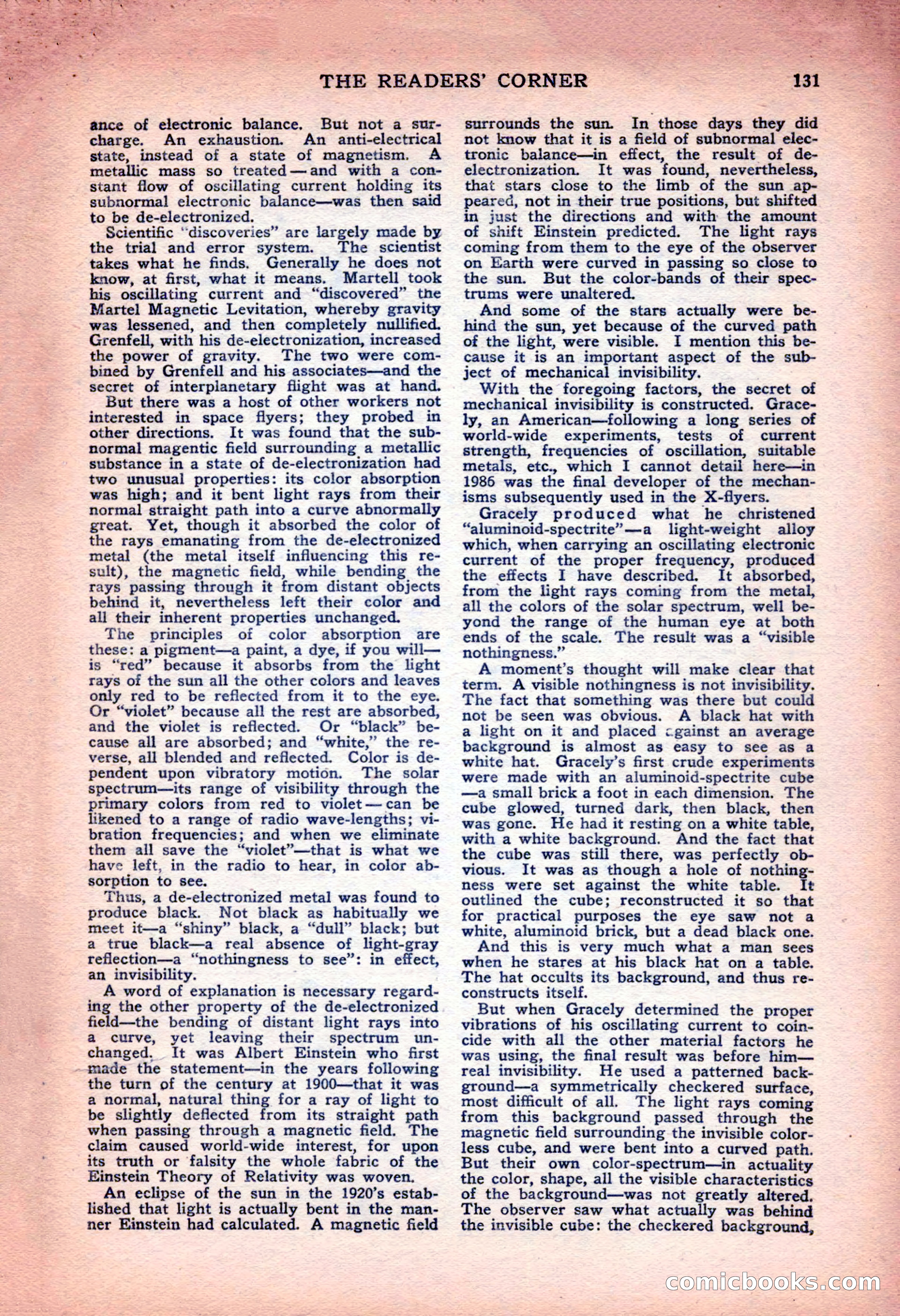 Astounding Stories of Super-Science — page 133 of 148
