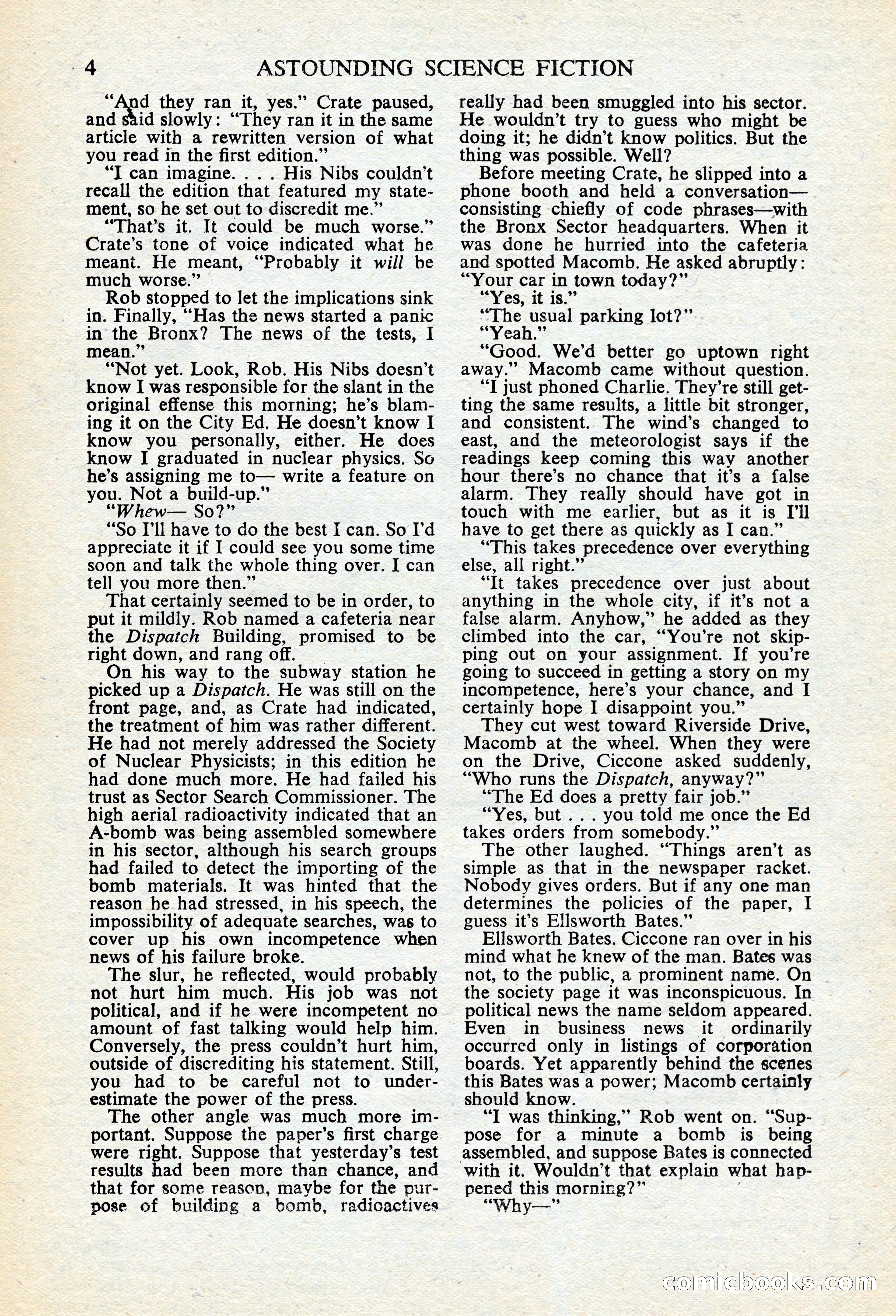 Astounding Science Fiction, British Edition — page 6 of 68