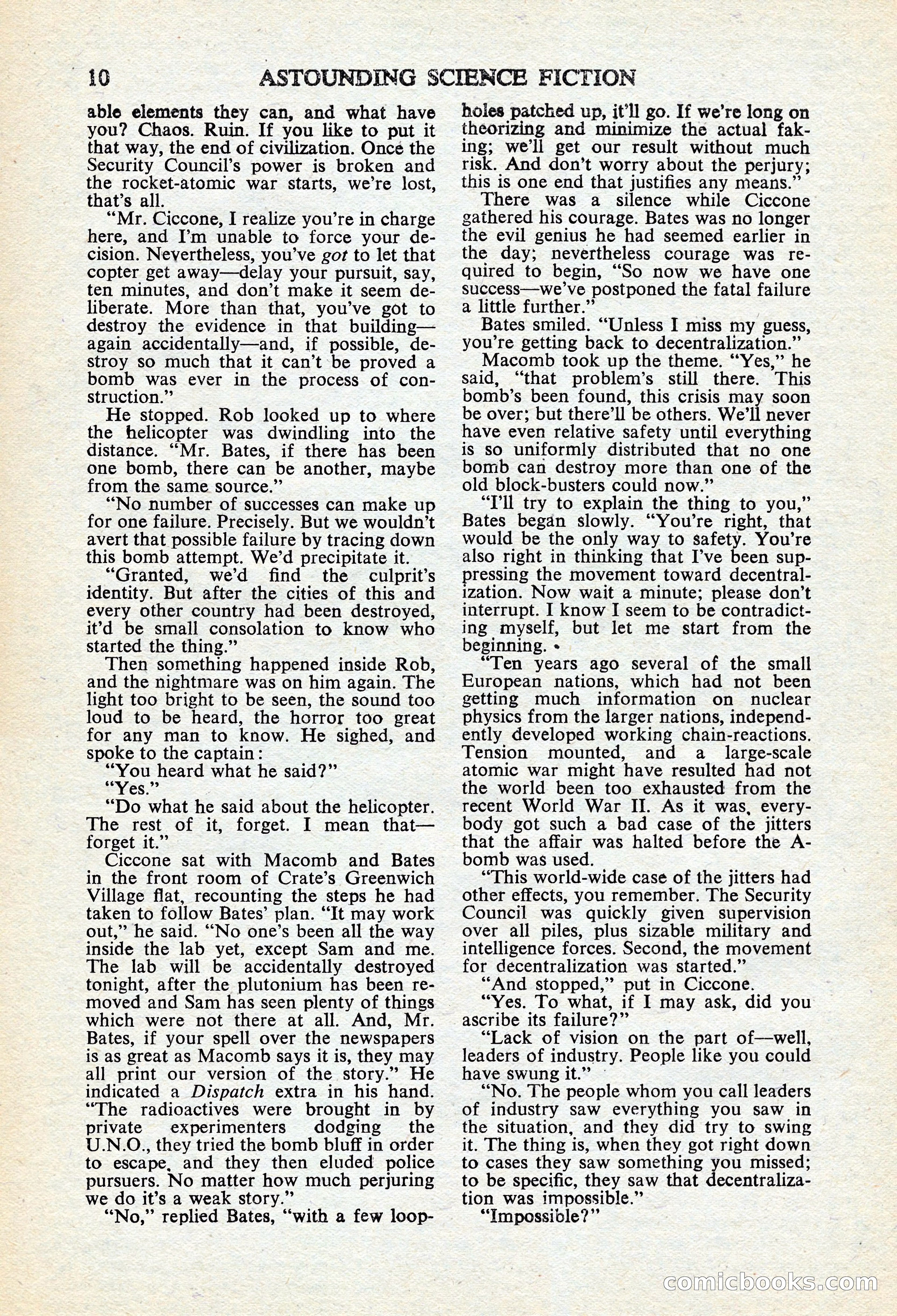 Astounding Science Fiction, British Edition — page 12 of 68