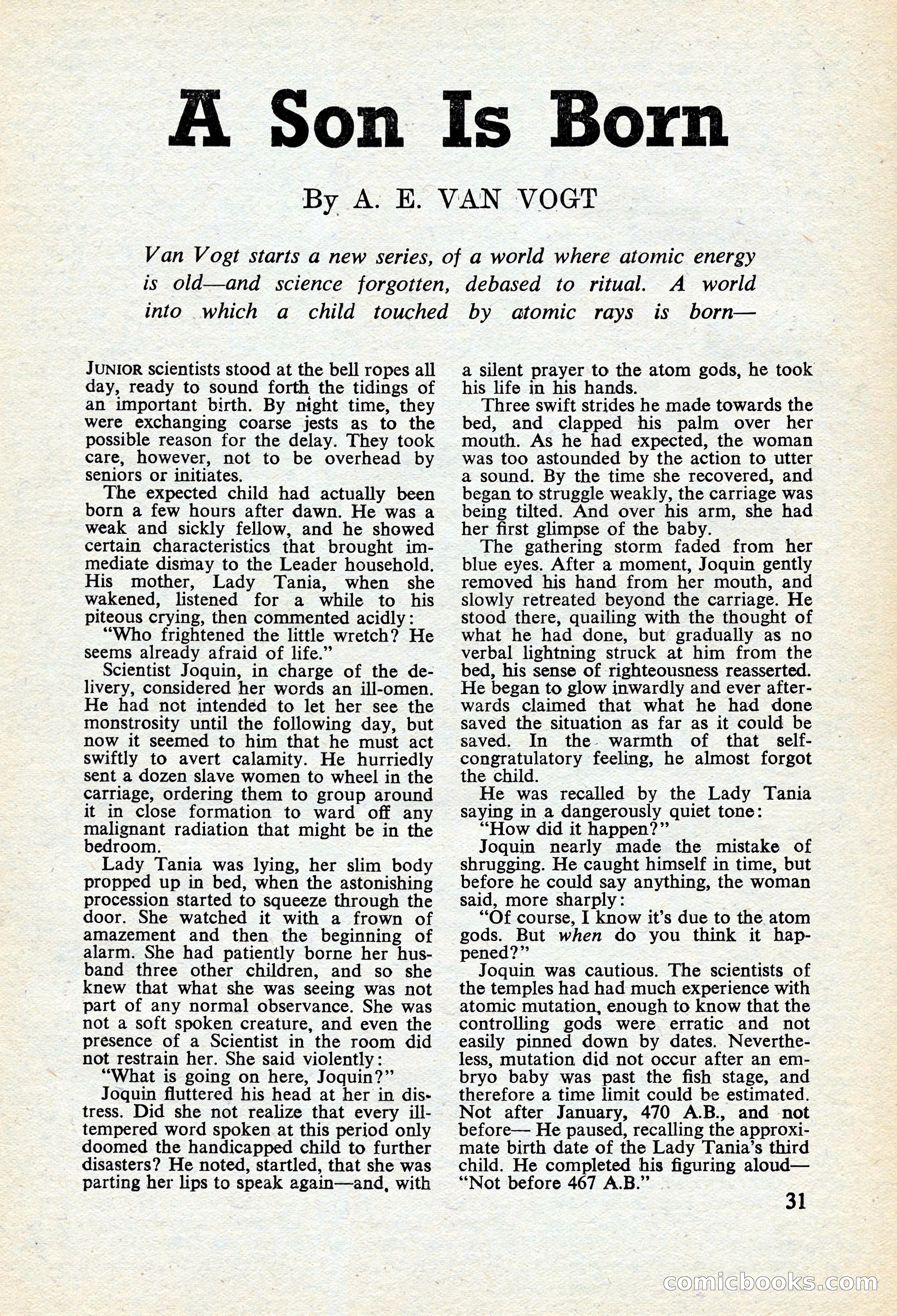 Astounding Science Fiction, British Edition — page 33 of 68