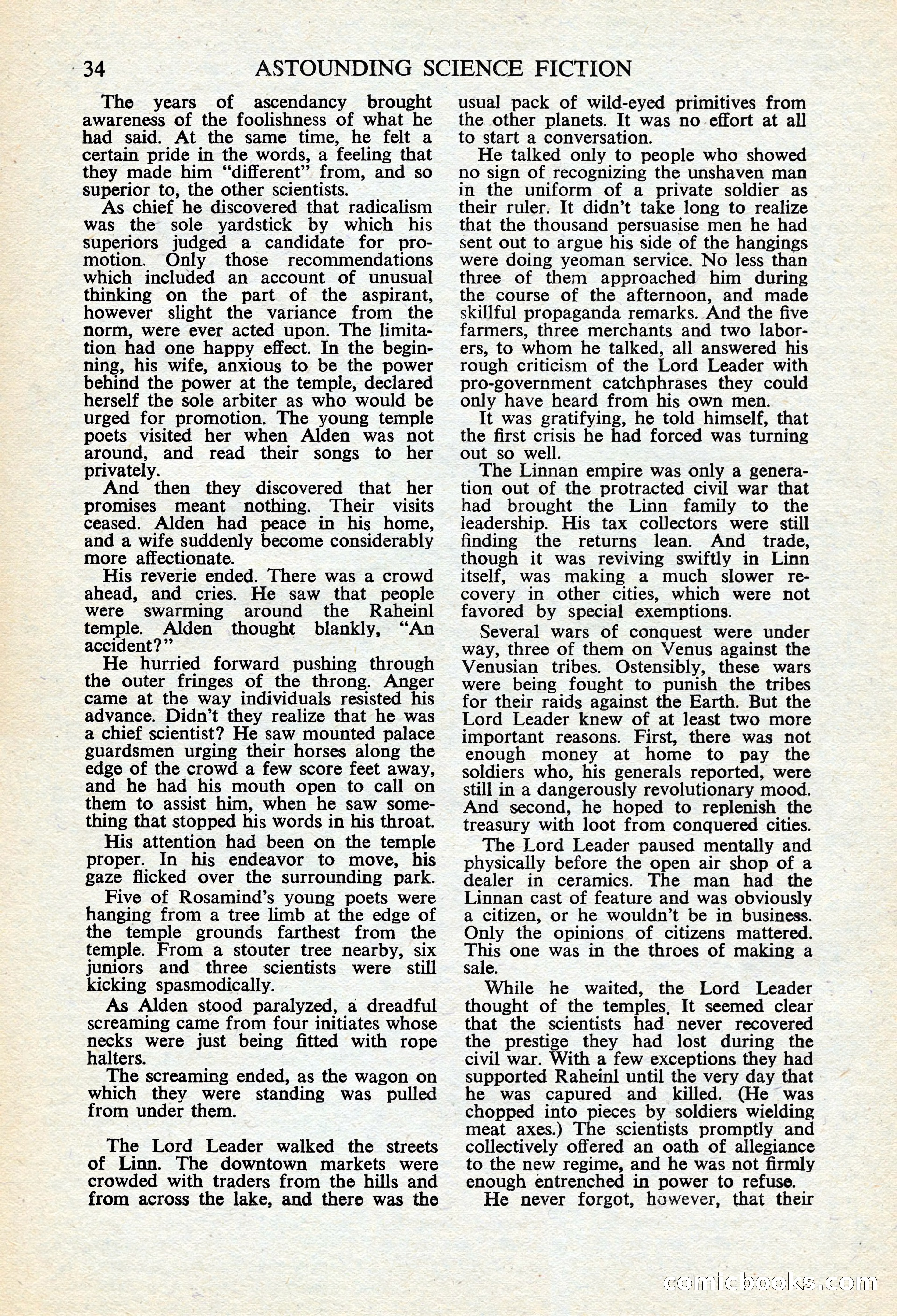 Astounding Science Fiction, British Edition — page 36 of 68