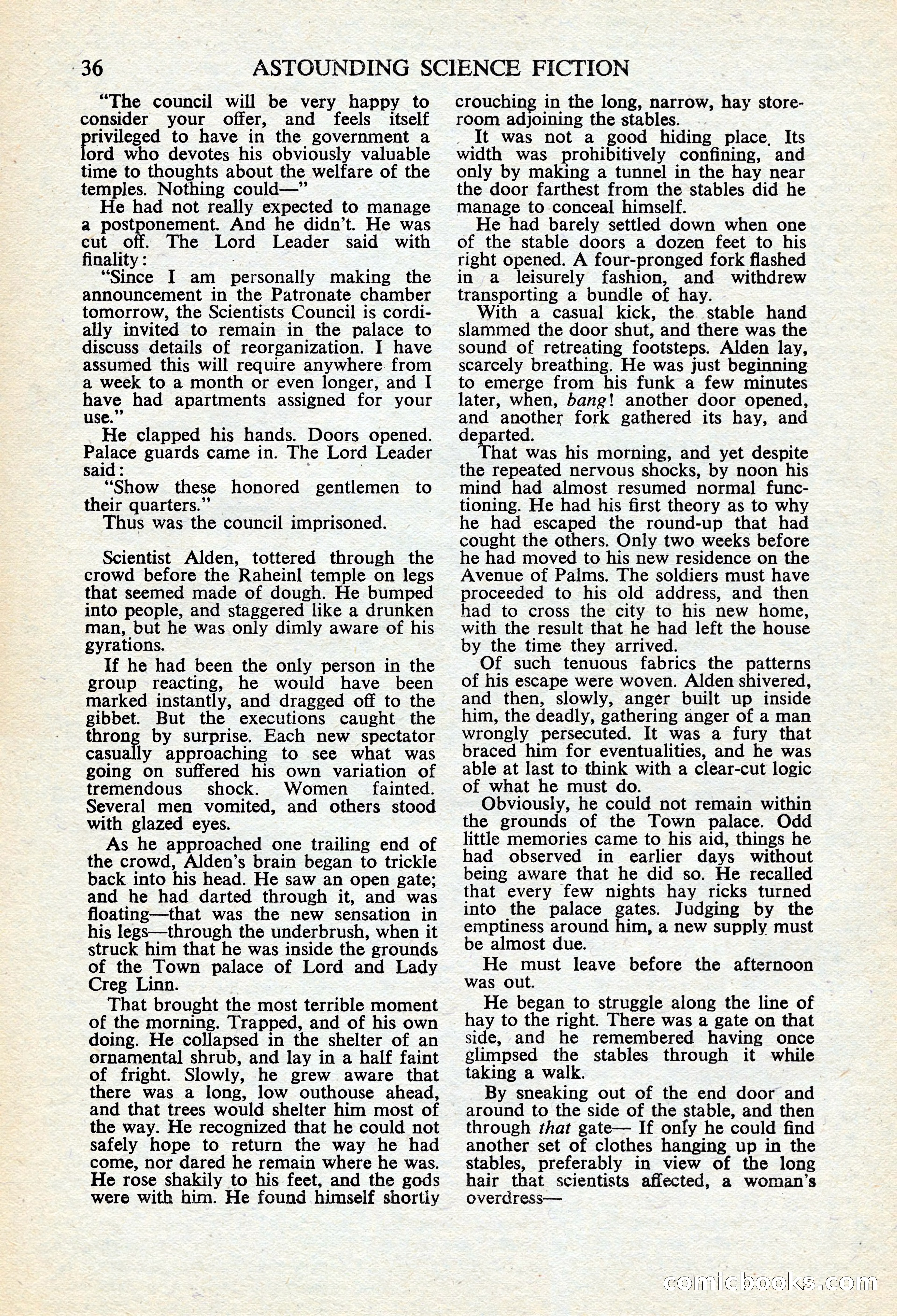 Astounding Science Fiction, British Edition — page 38 of 68