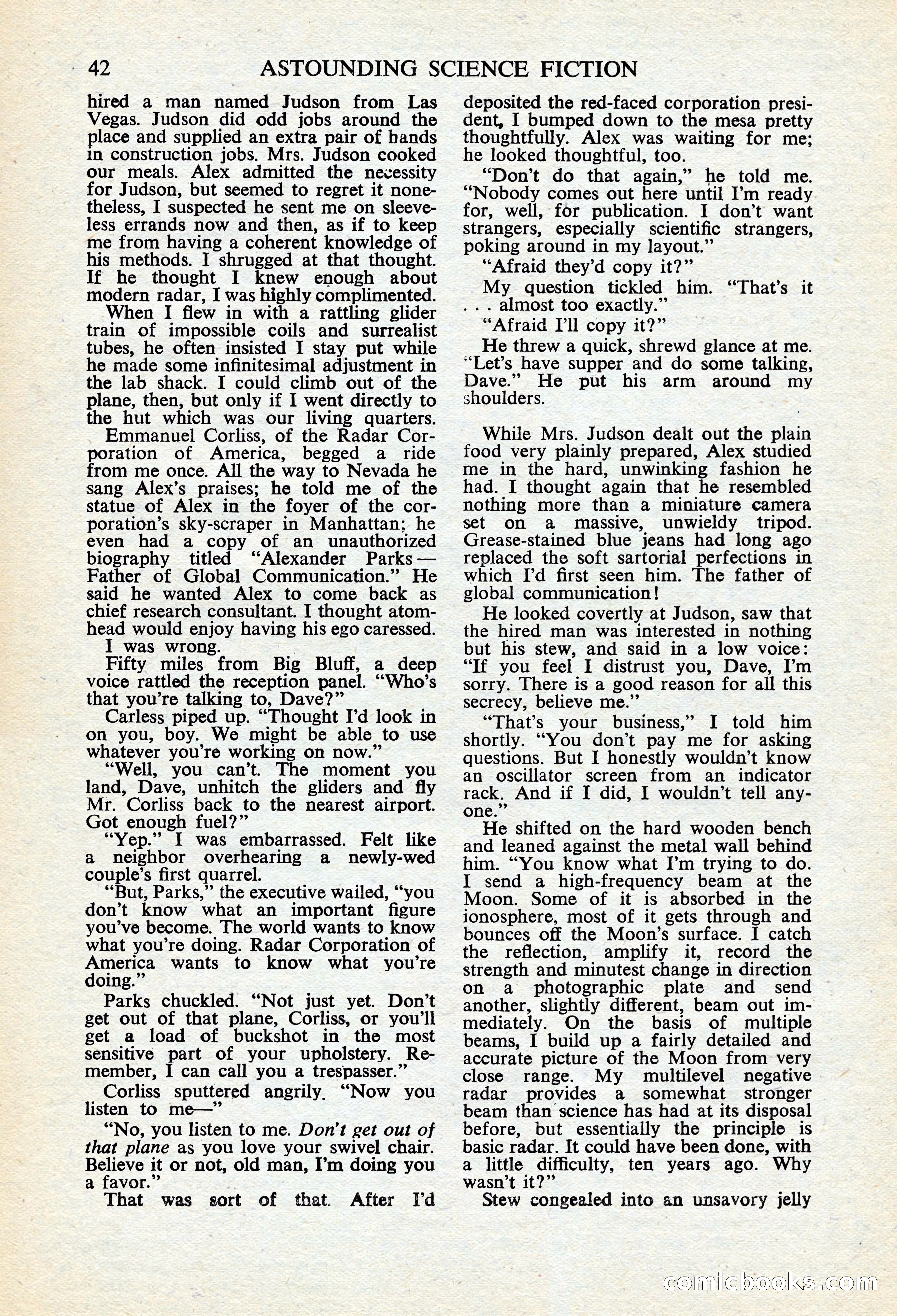 Astounding Science Fiction, British Edition — page 44 of 68