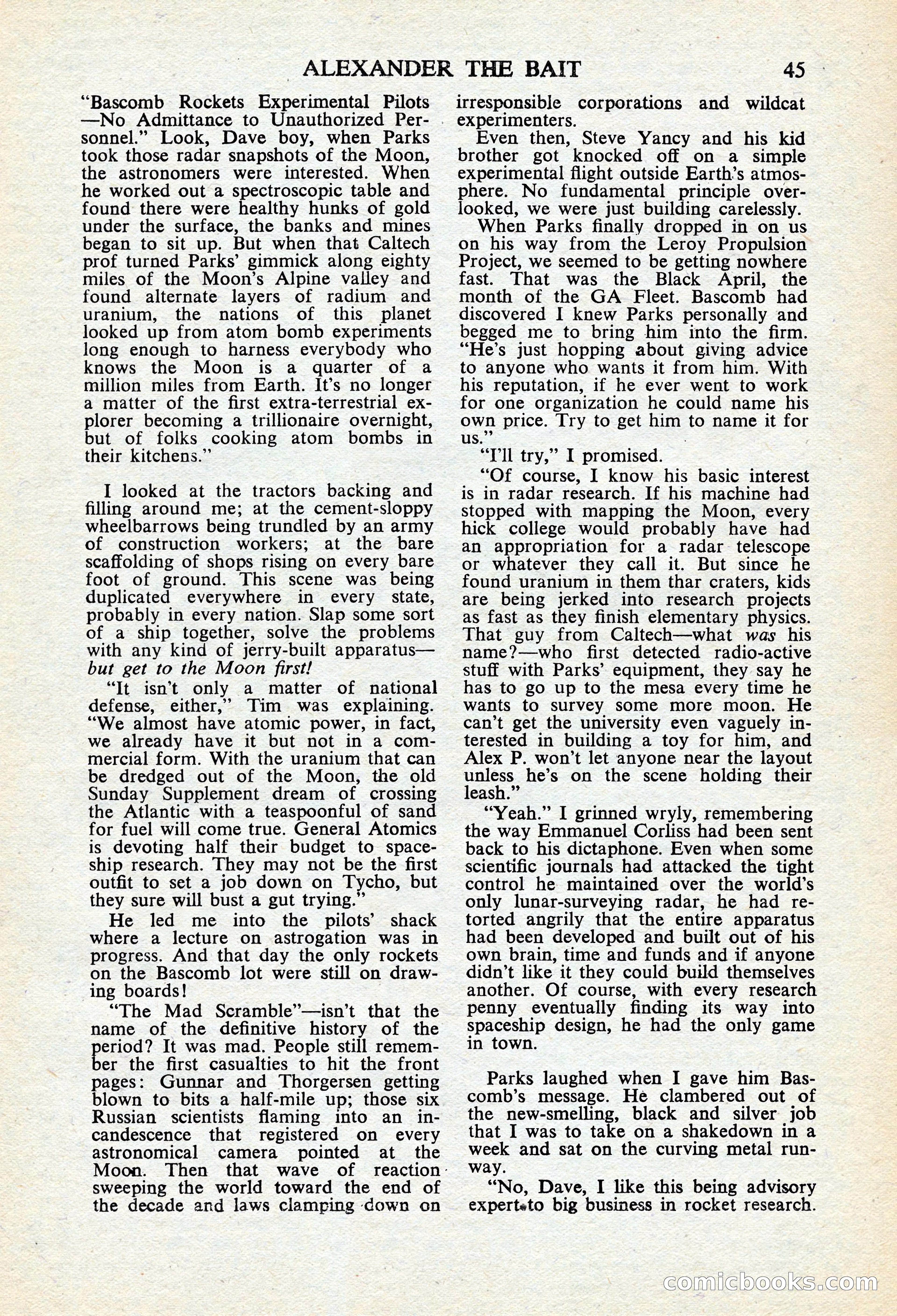 Astounding Science Fiction, British Edition — page 47 of 68