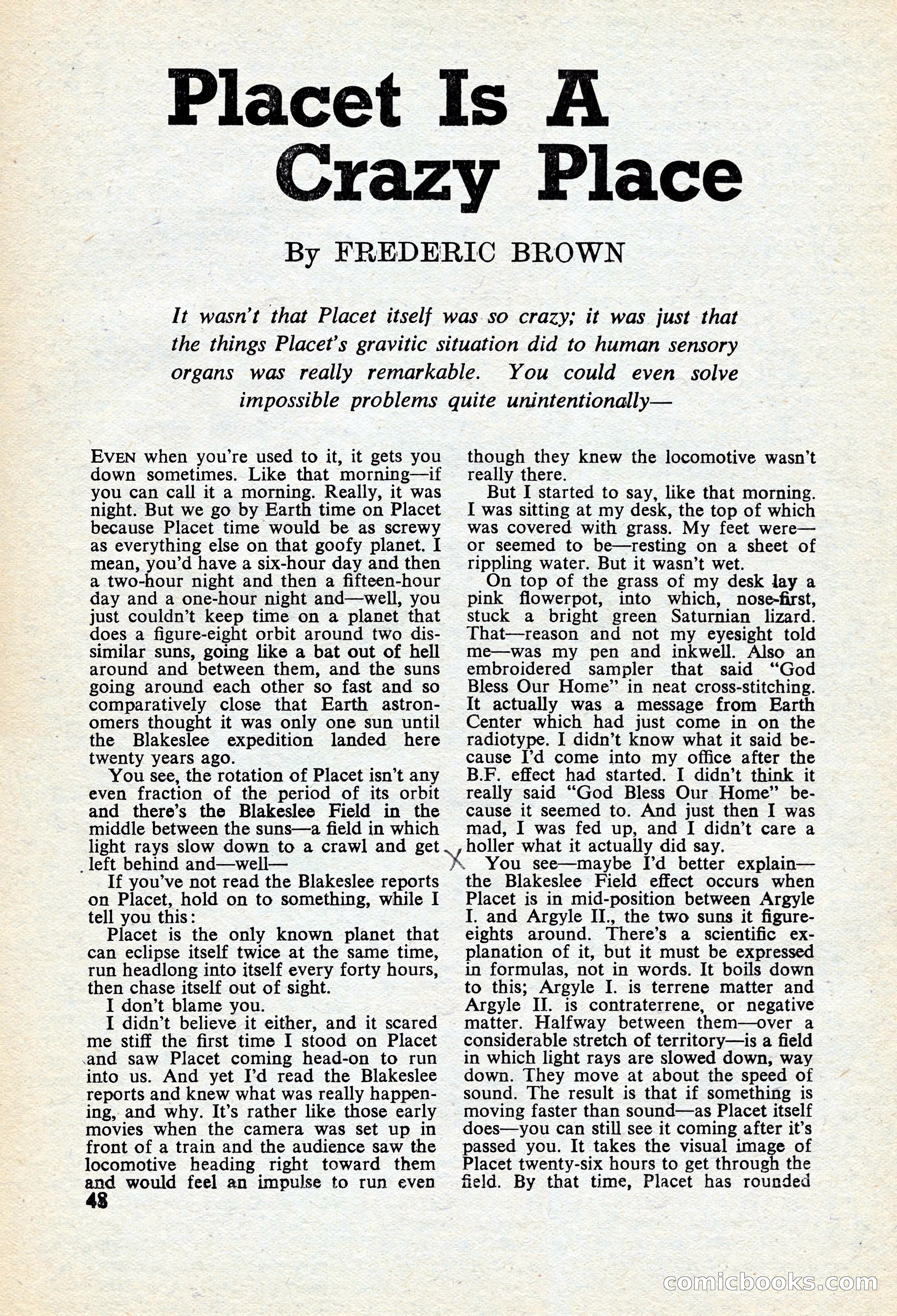 Astounding Science Fiction, British Edition — page 50 of 68