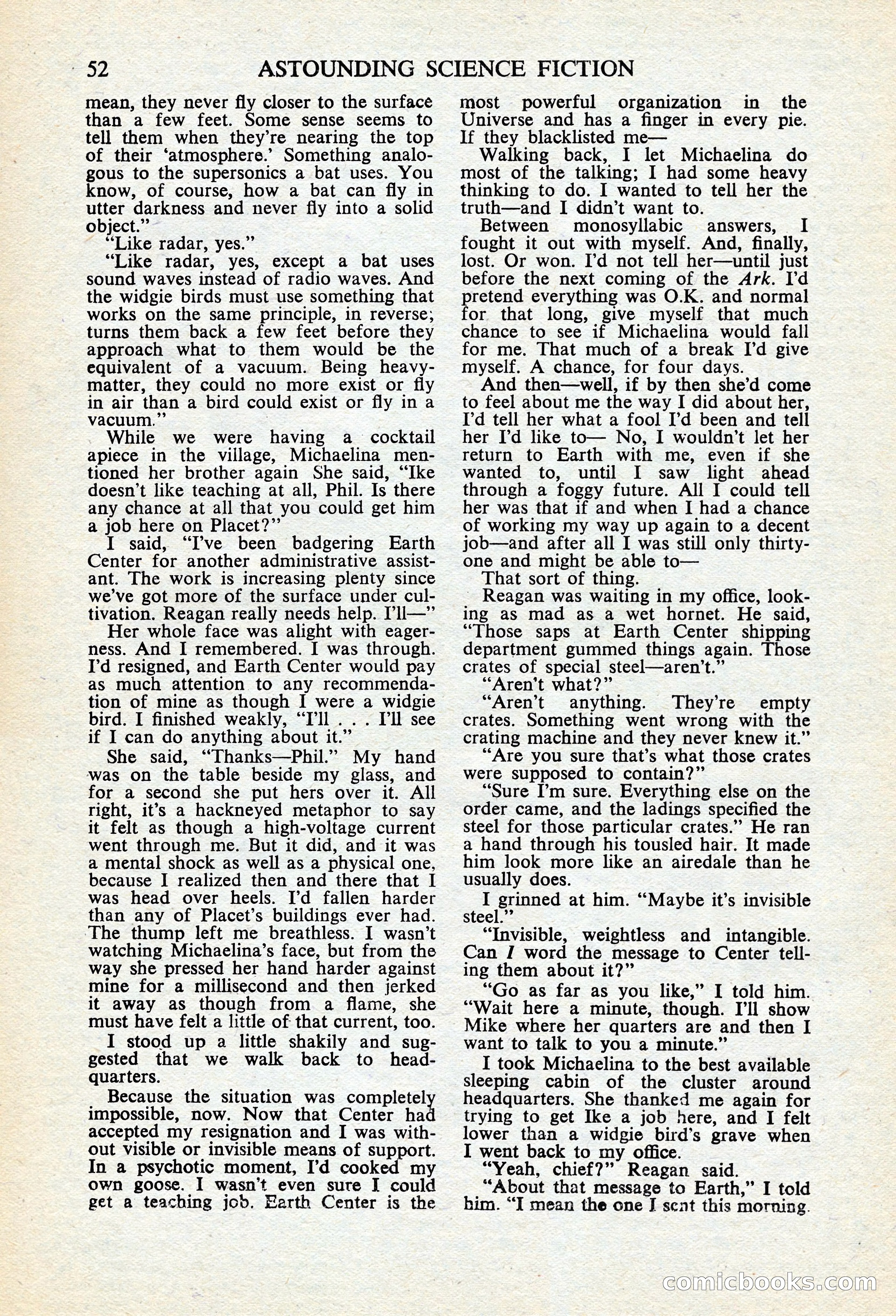 Astounding Science Fiction, British Edition — page 54 of 68