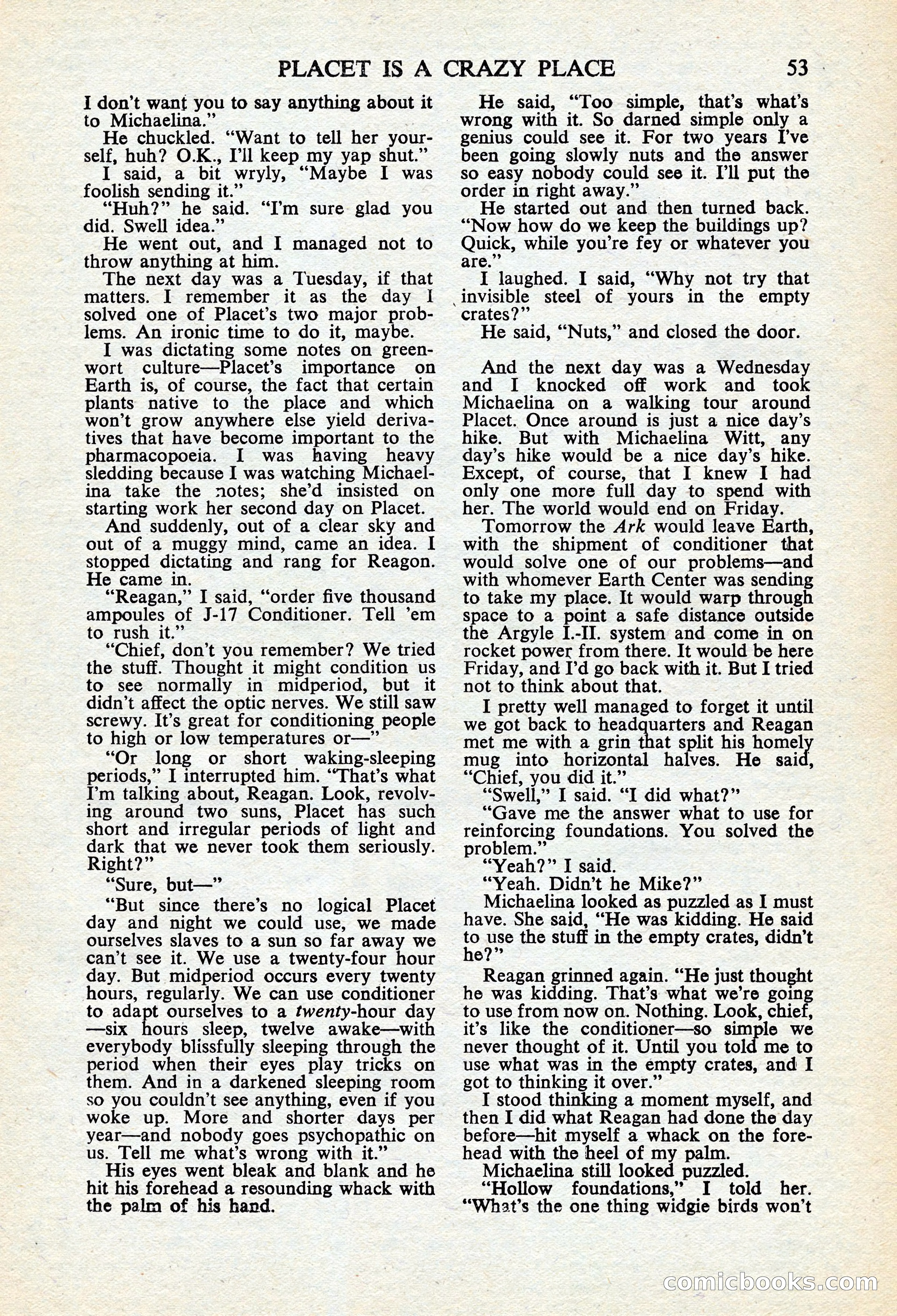 Astounding Science Fiction, British Edition — page 55 of 68