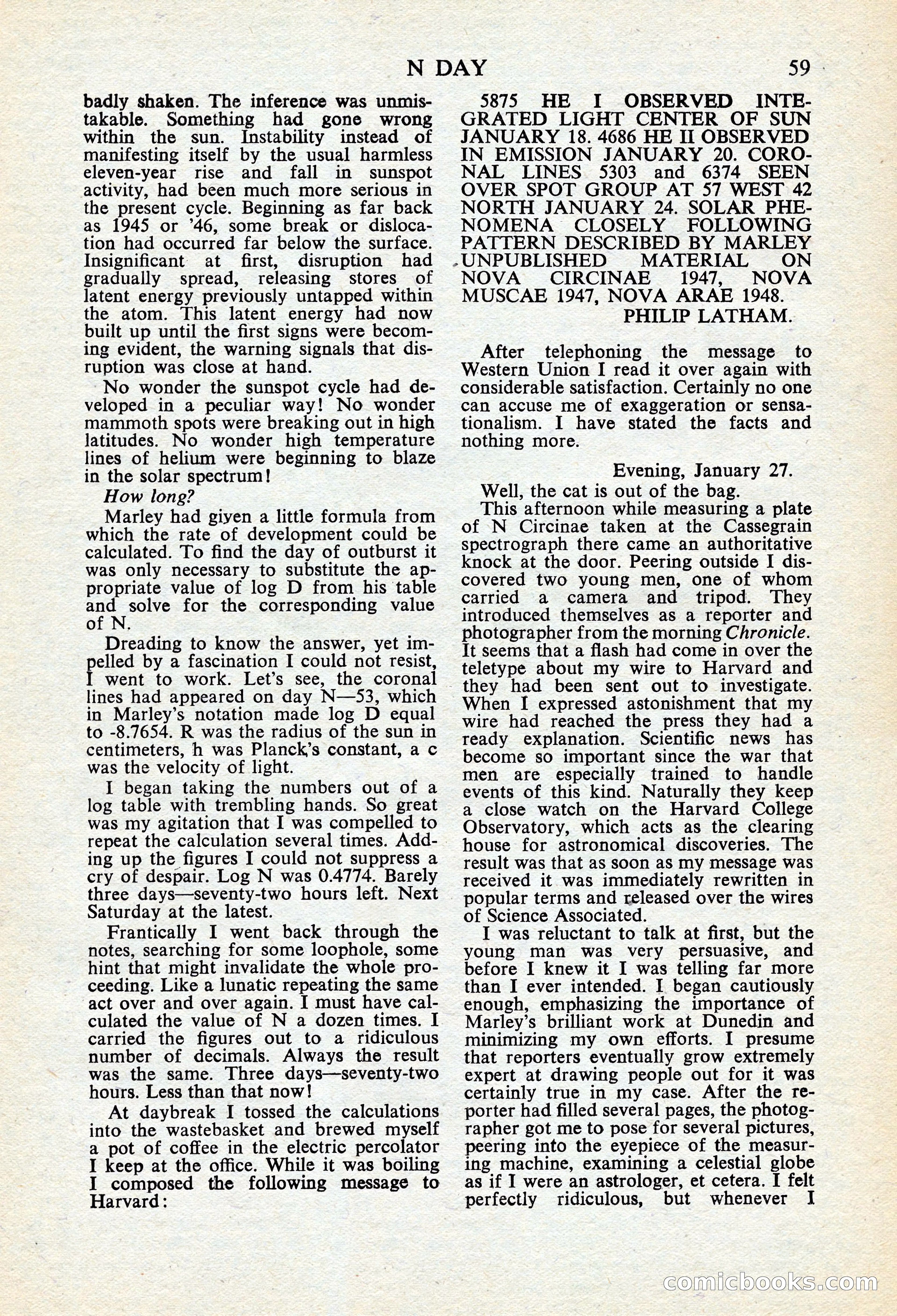 Astounding Science Fiction, British Edition — page 61 of 68