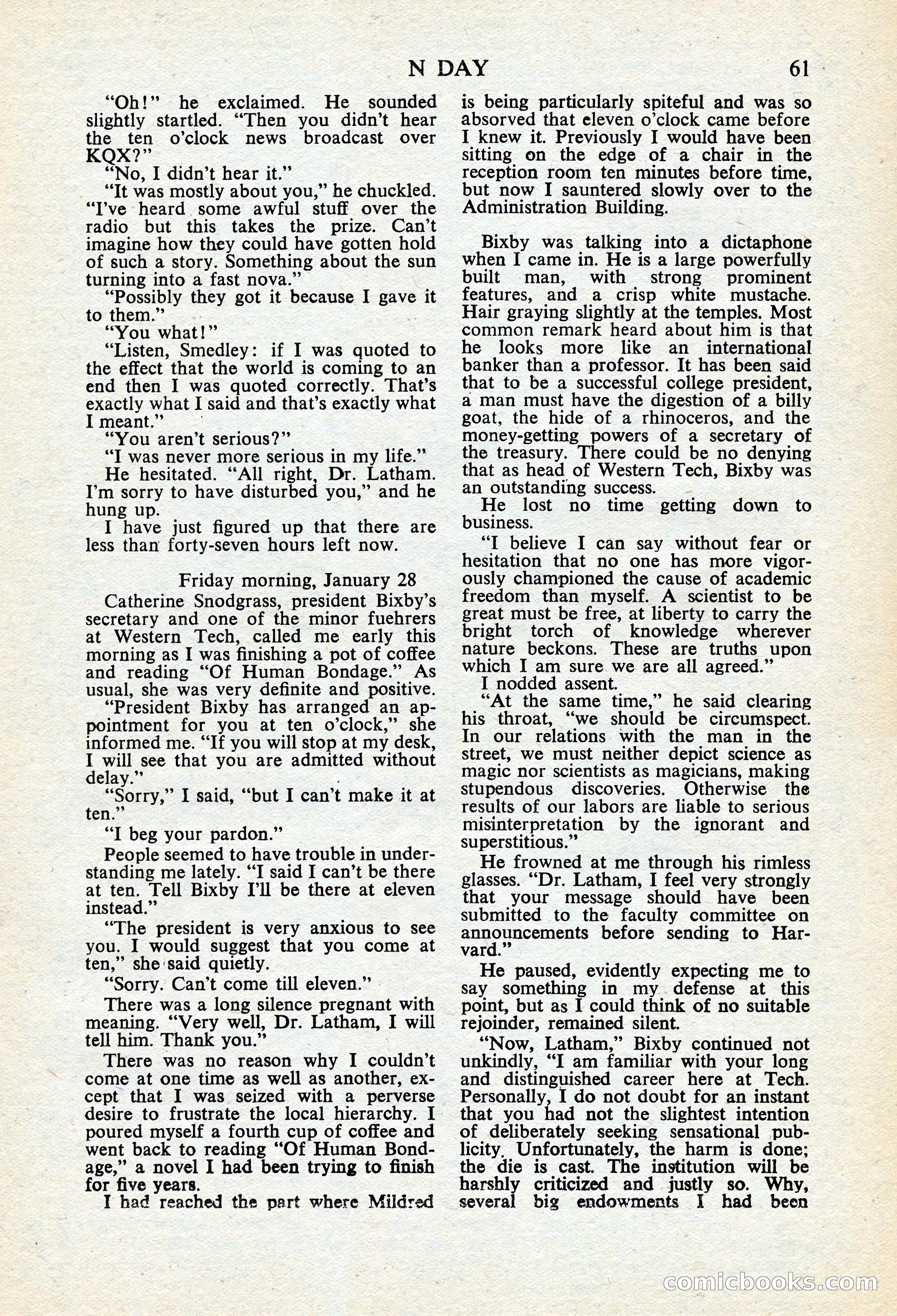 Astounding Science Fiction, British Edition — page 63 of 68