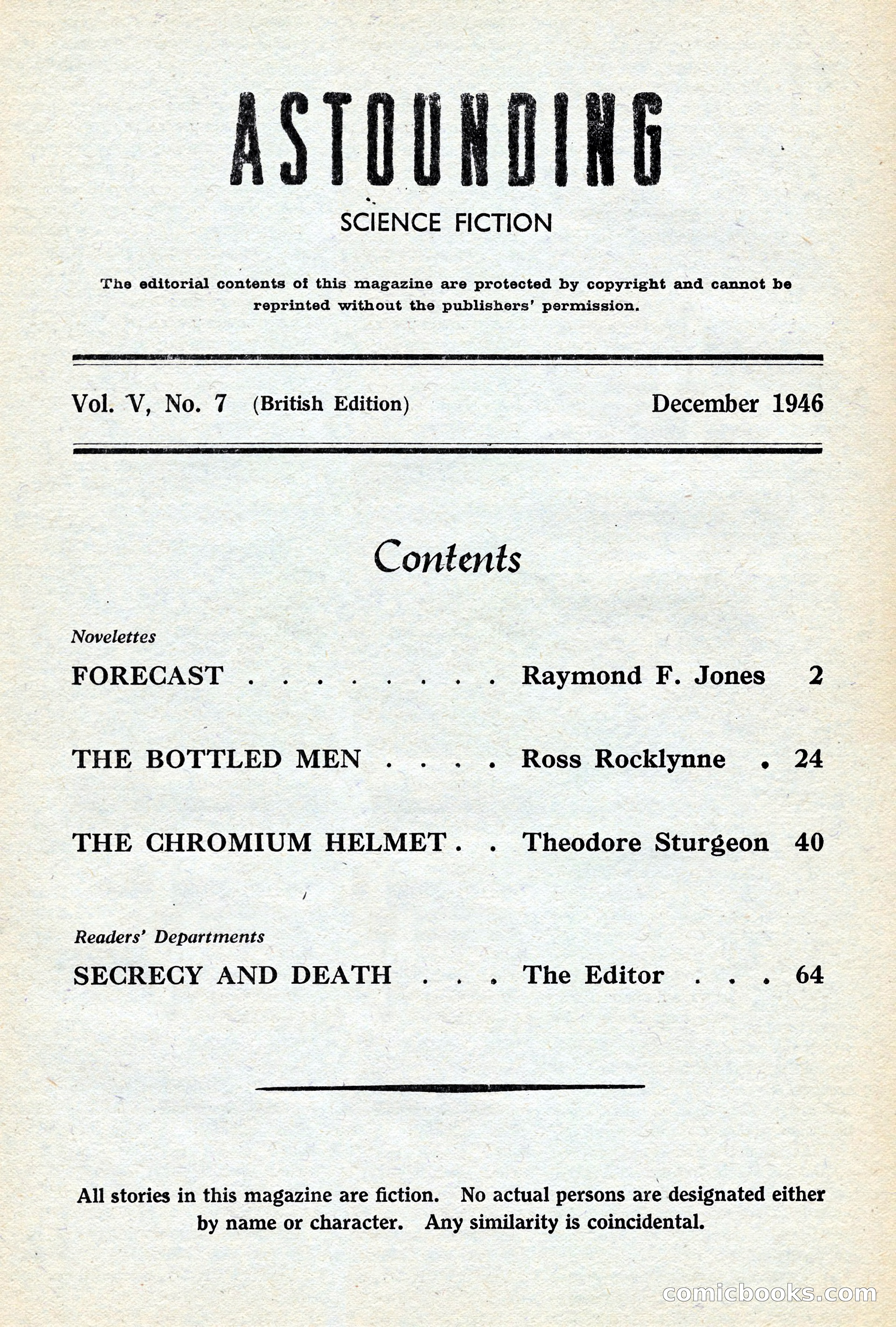 Astounding Science Fiction (British Edition) — page 3 of 68
