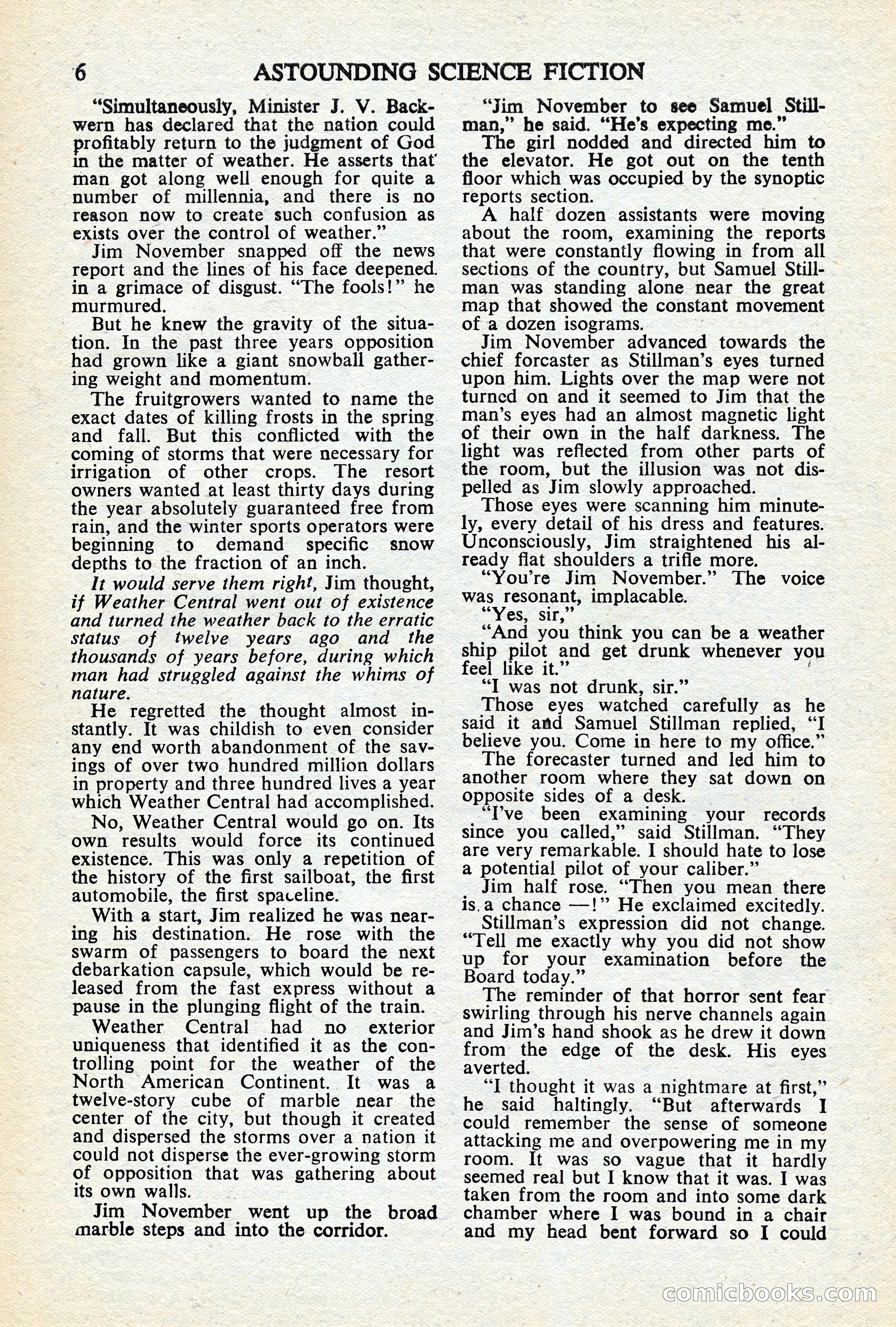 Astounding Science Fiction (British Edition) — page 8 of 68