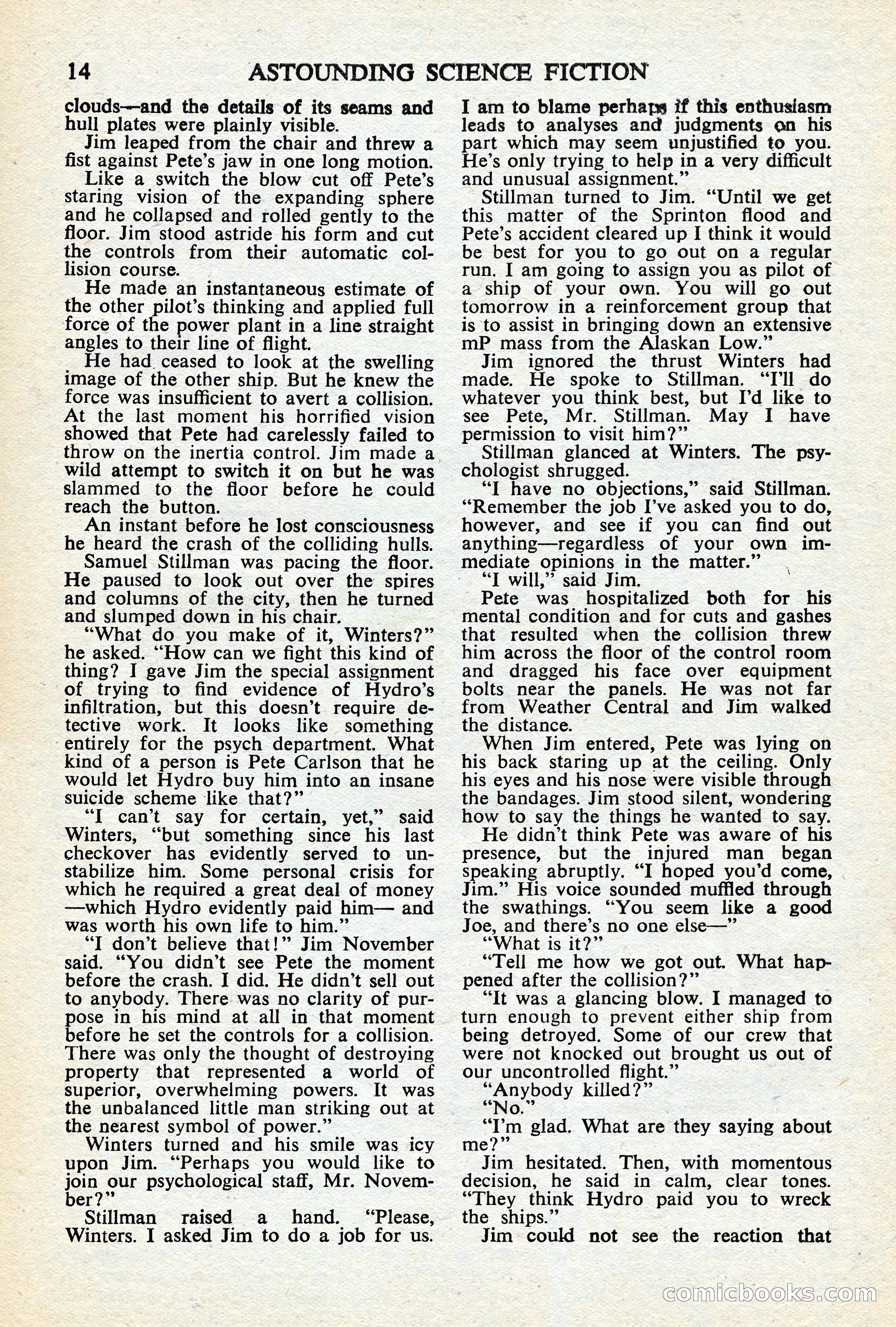 Astounding Science Fiction (British Edition) — page 16 of 68