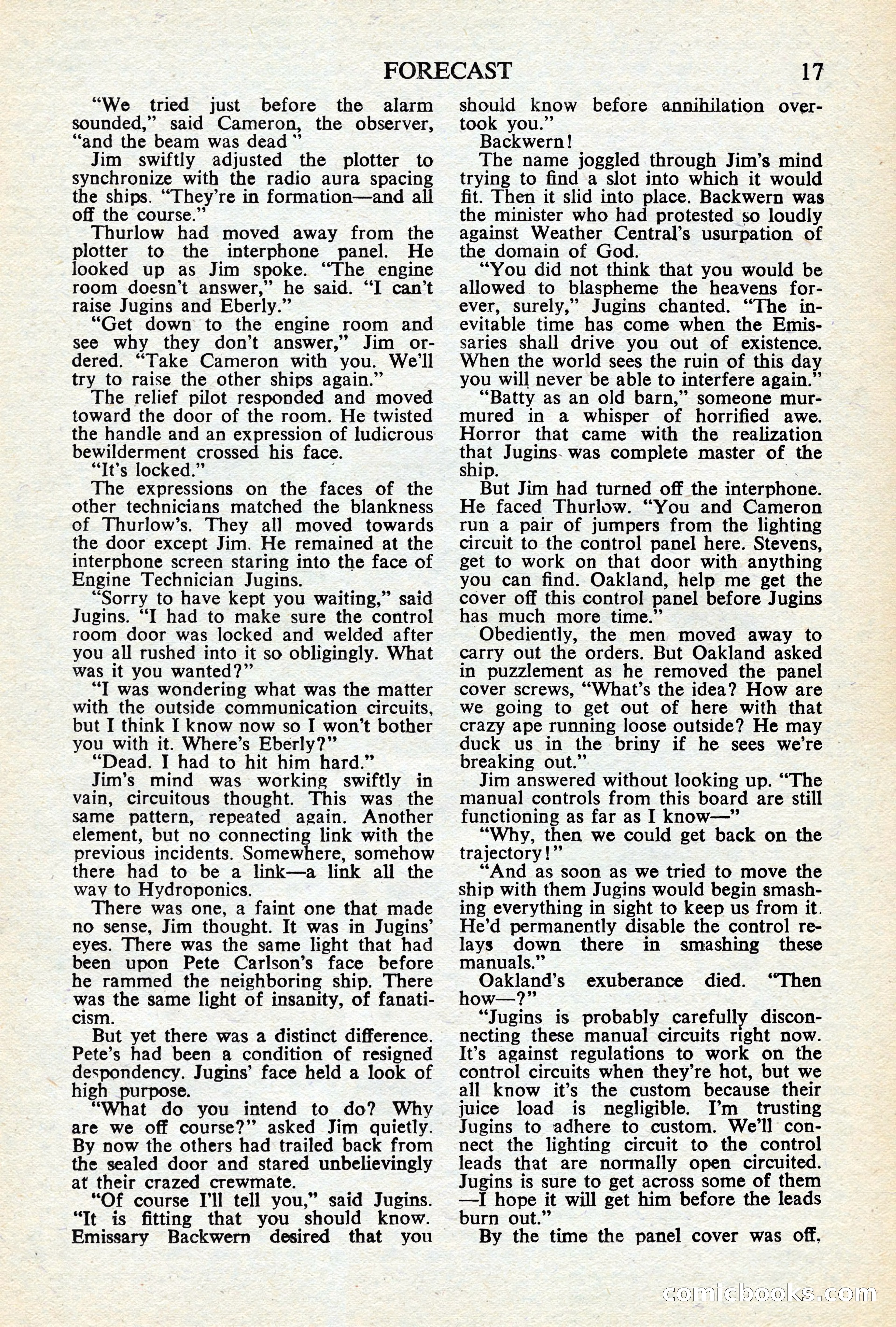 Astounding Science Fiction (British Edition) — page 19 of 68
