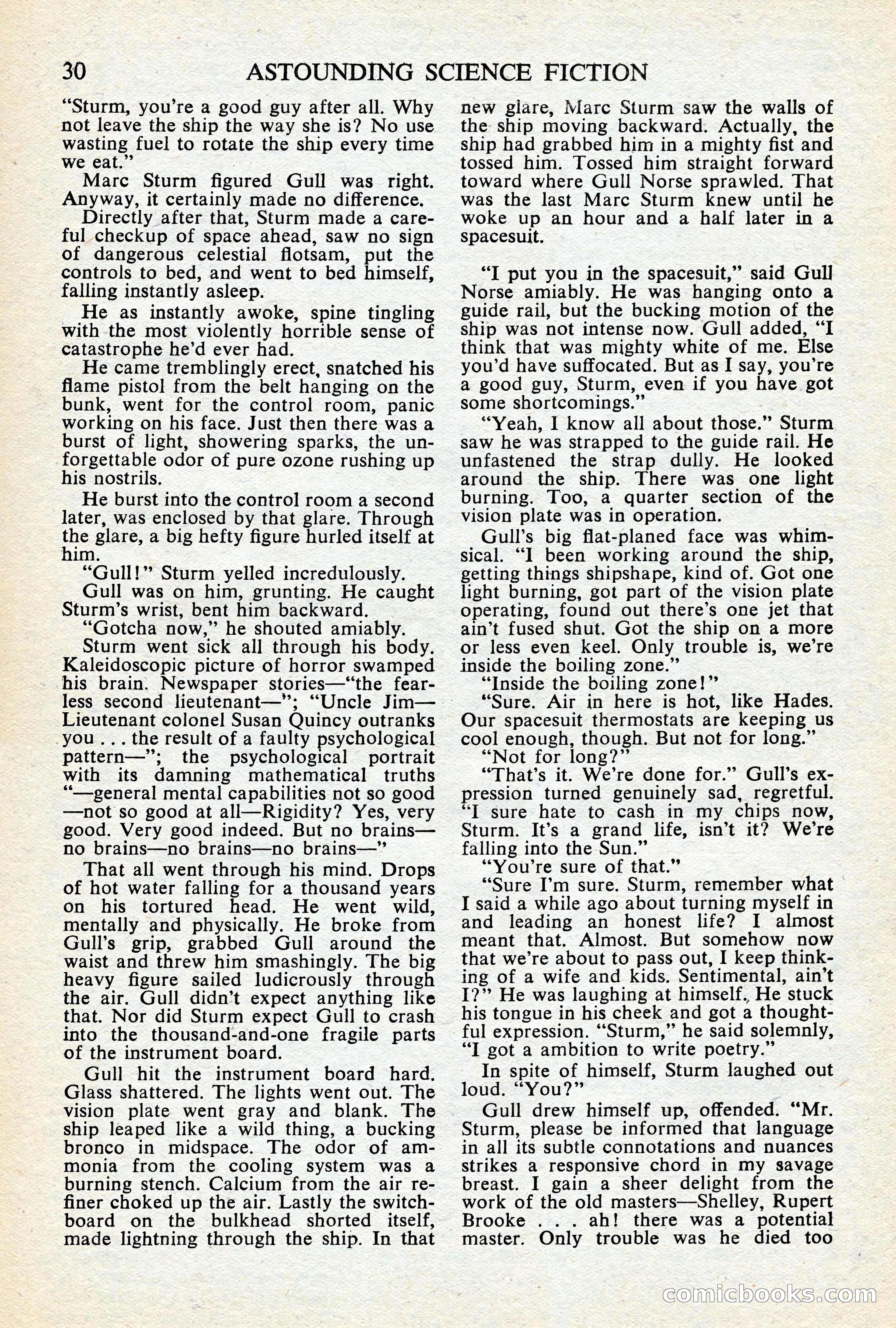 Astounding Science Fiction (British Edition) — page 32 of 68