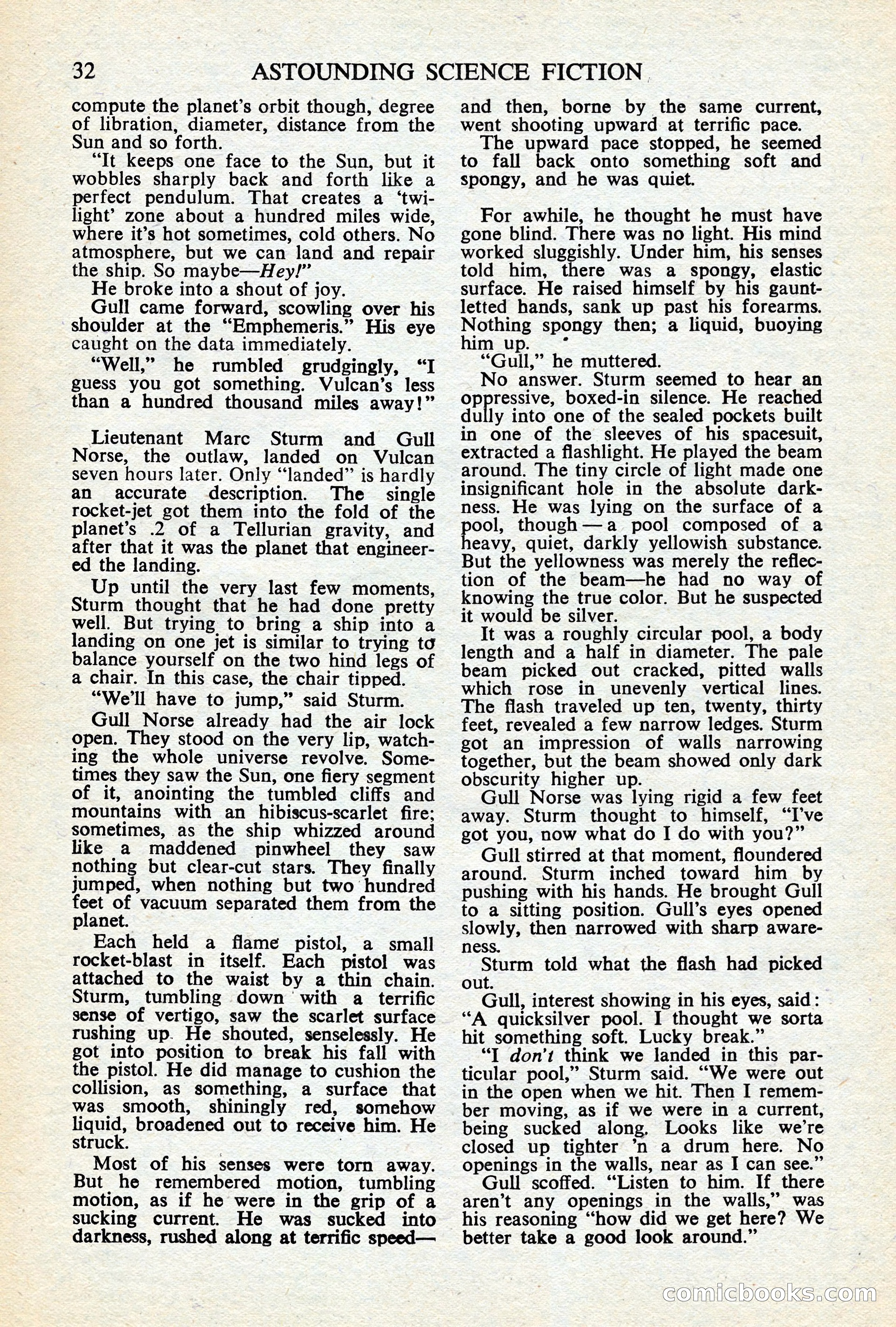 Astounding Science Fiction (British Edition) — page 34 of 68