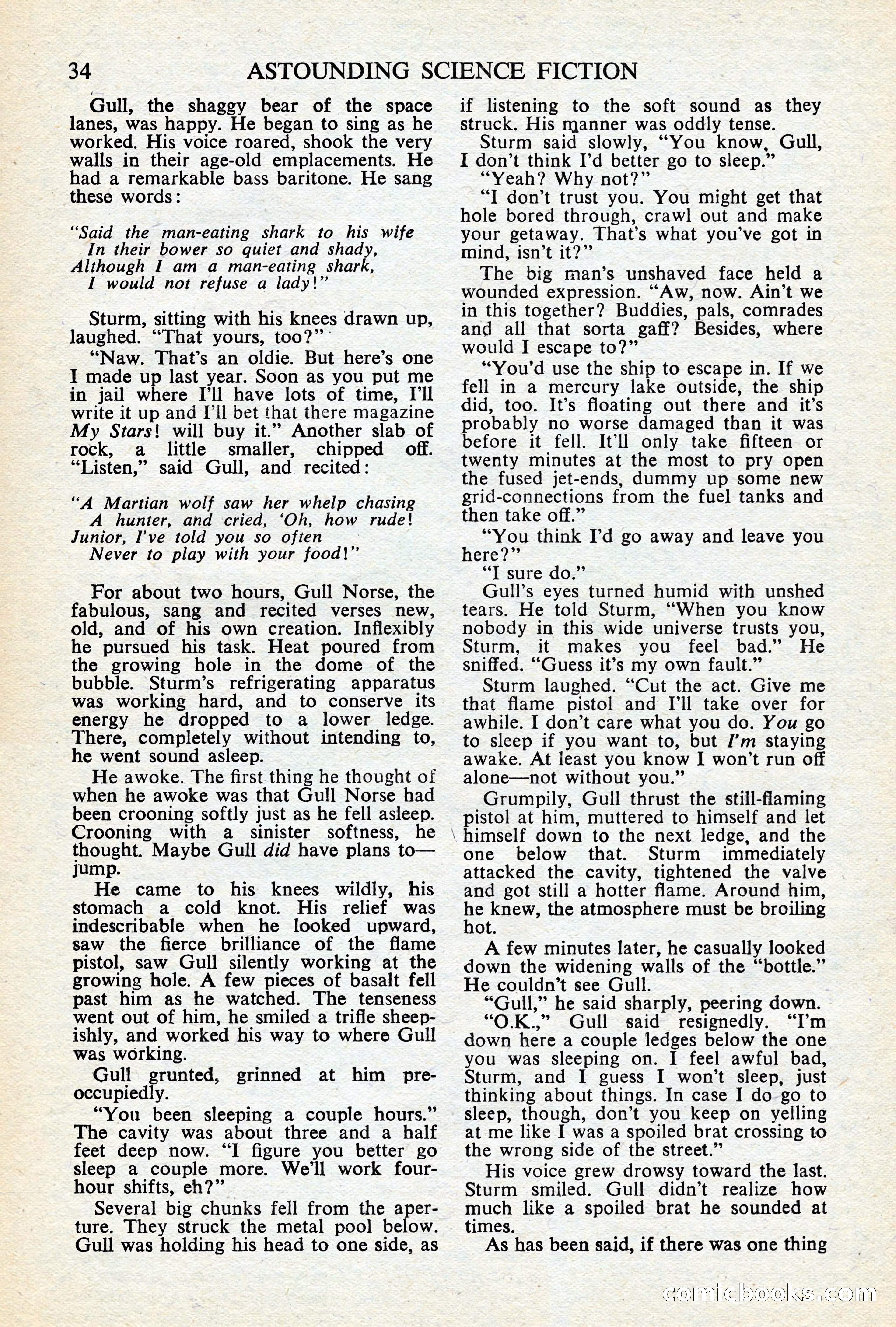 Astounding Science Fiction (British Edition) — page 36 of 68
