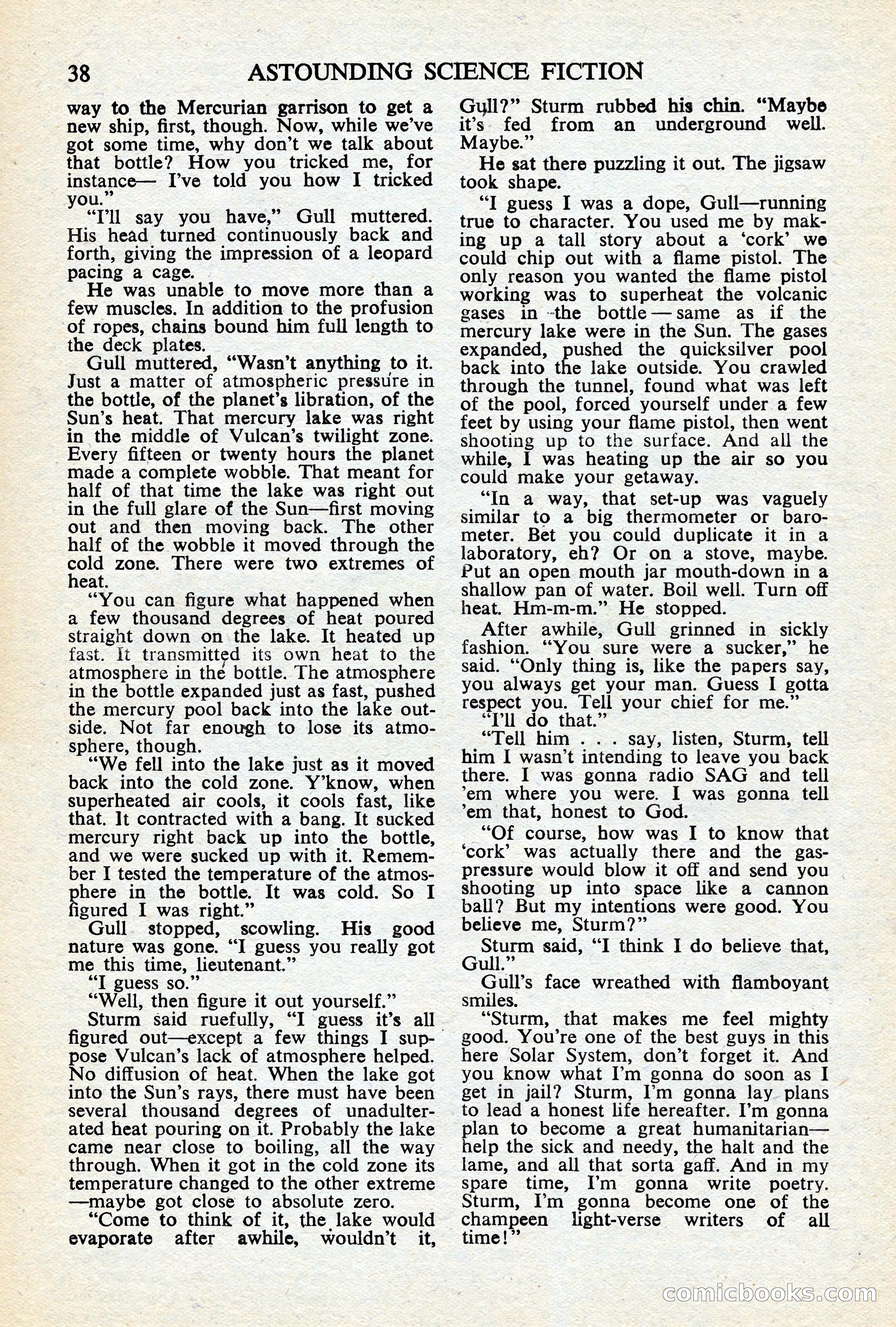Astounding Science Fiction (British Edition) — page 40 of 68