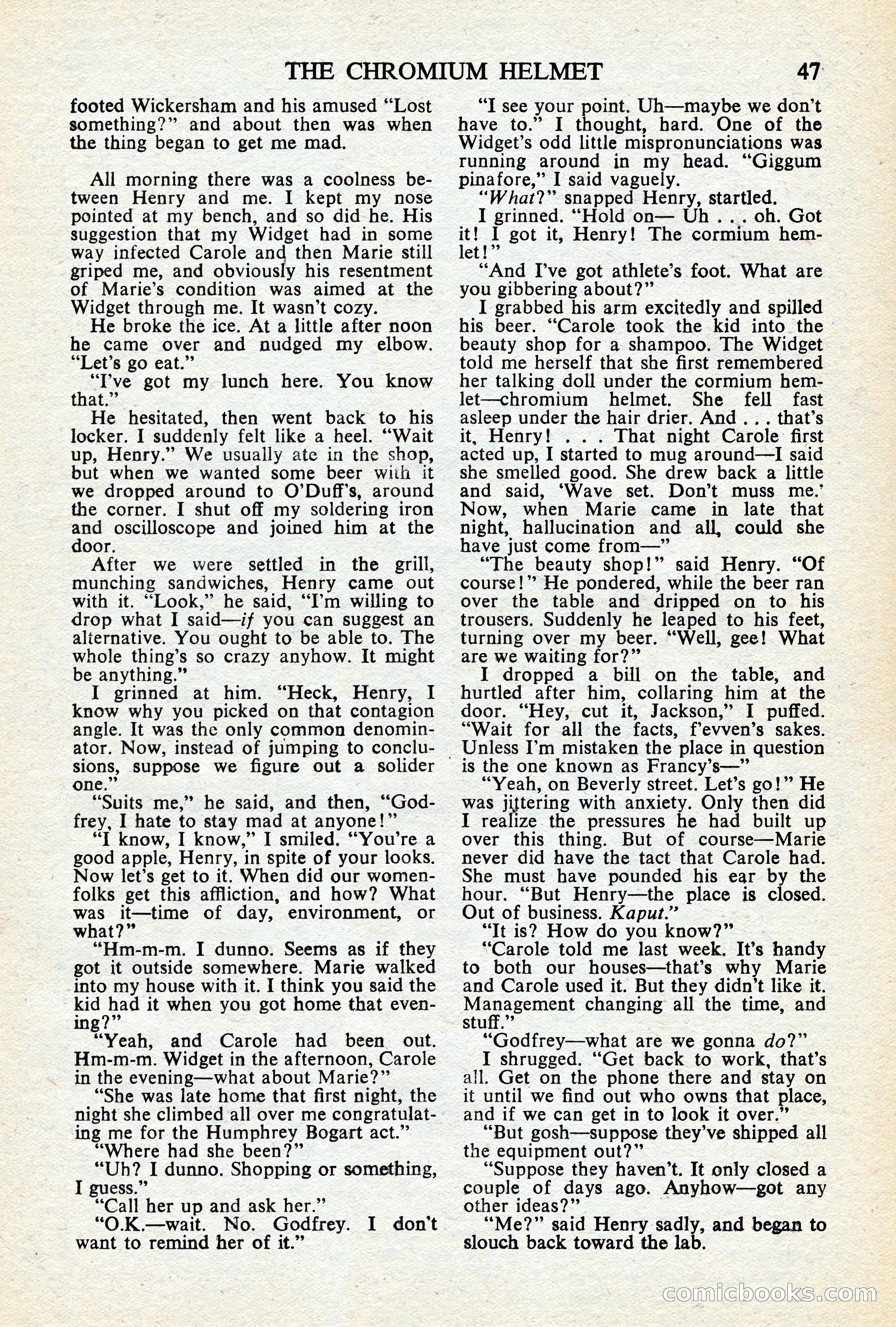 Astounding Science Fiction (British Edition) — page 49 of 68