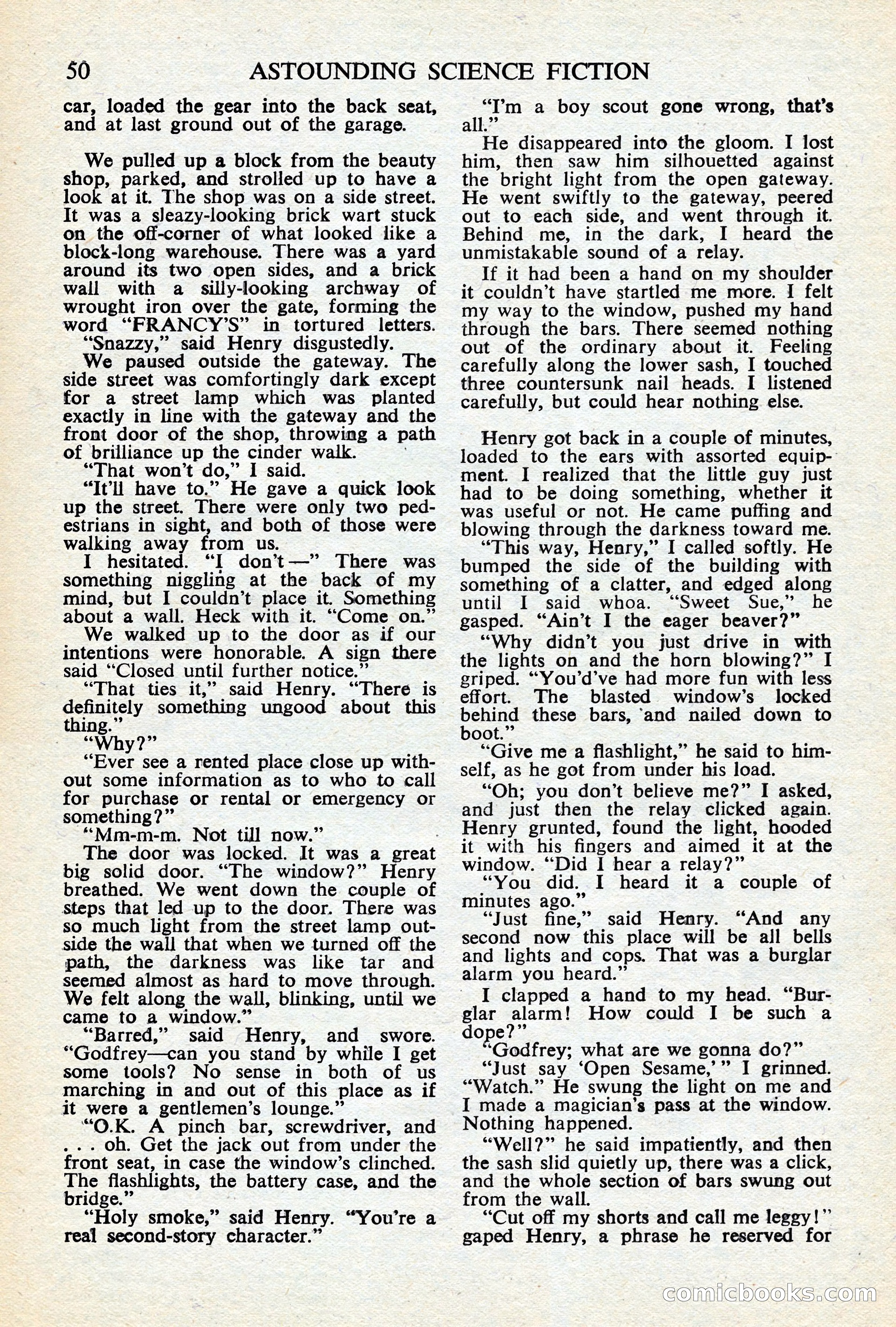 Astounding Science Fiction (British Edition) — page 52 of 68