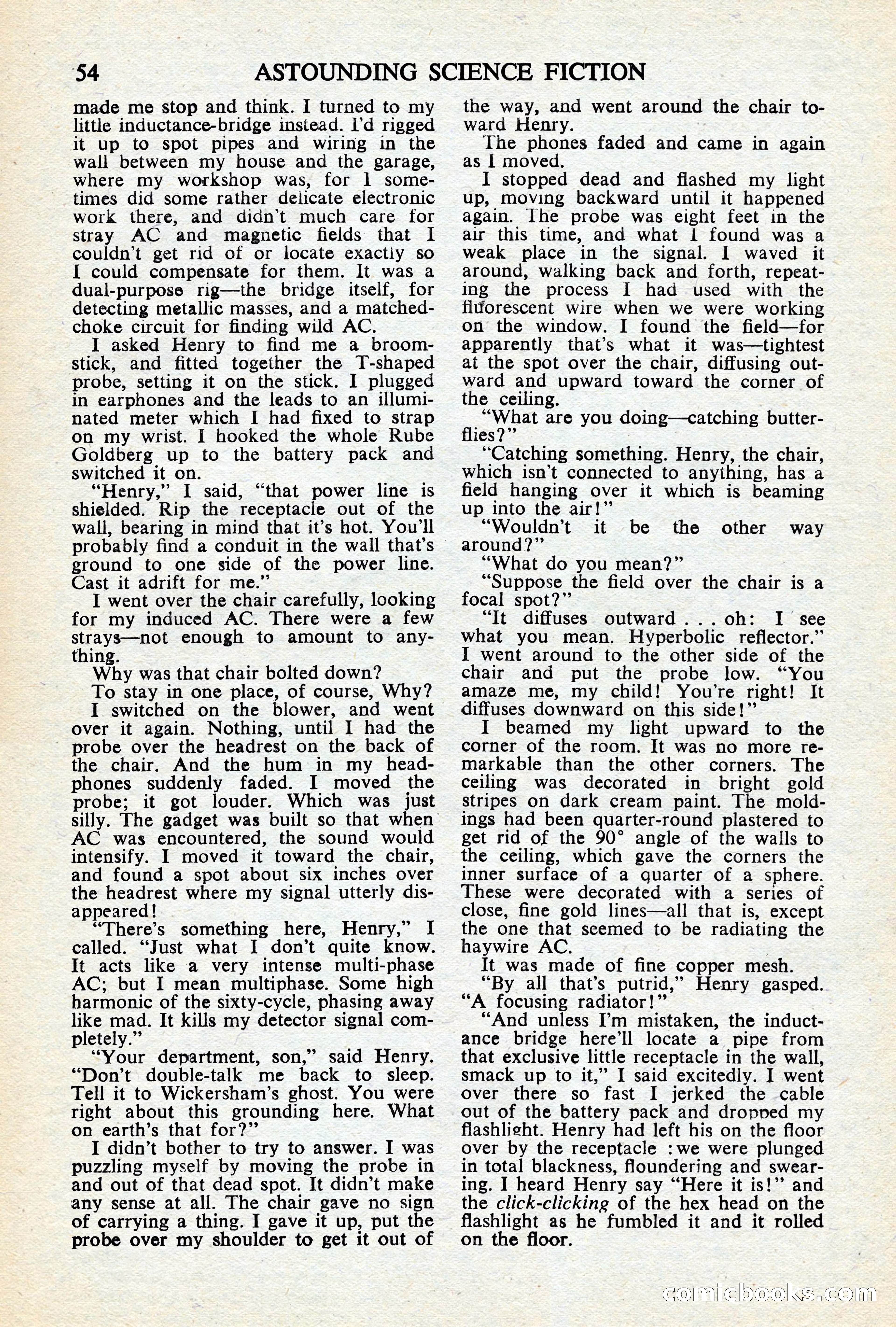 Astounding Science Fiction (British Edition) — page 56 of 68