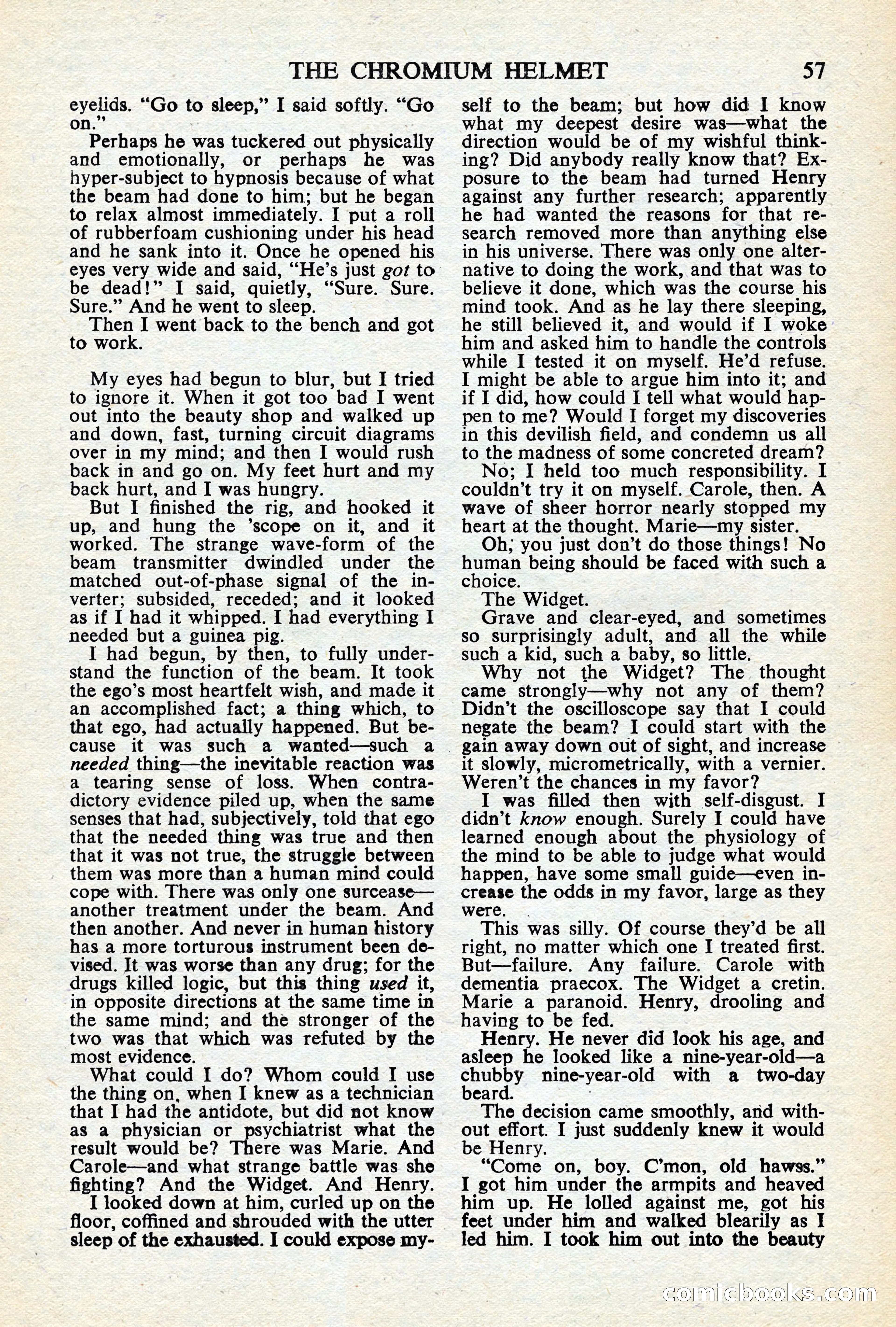 Astounding Science Fiction (British Edition) — page 59 of 68