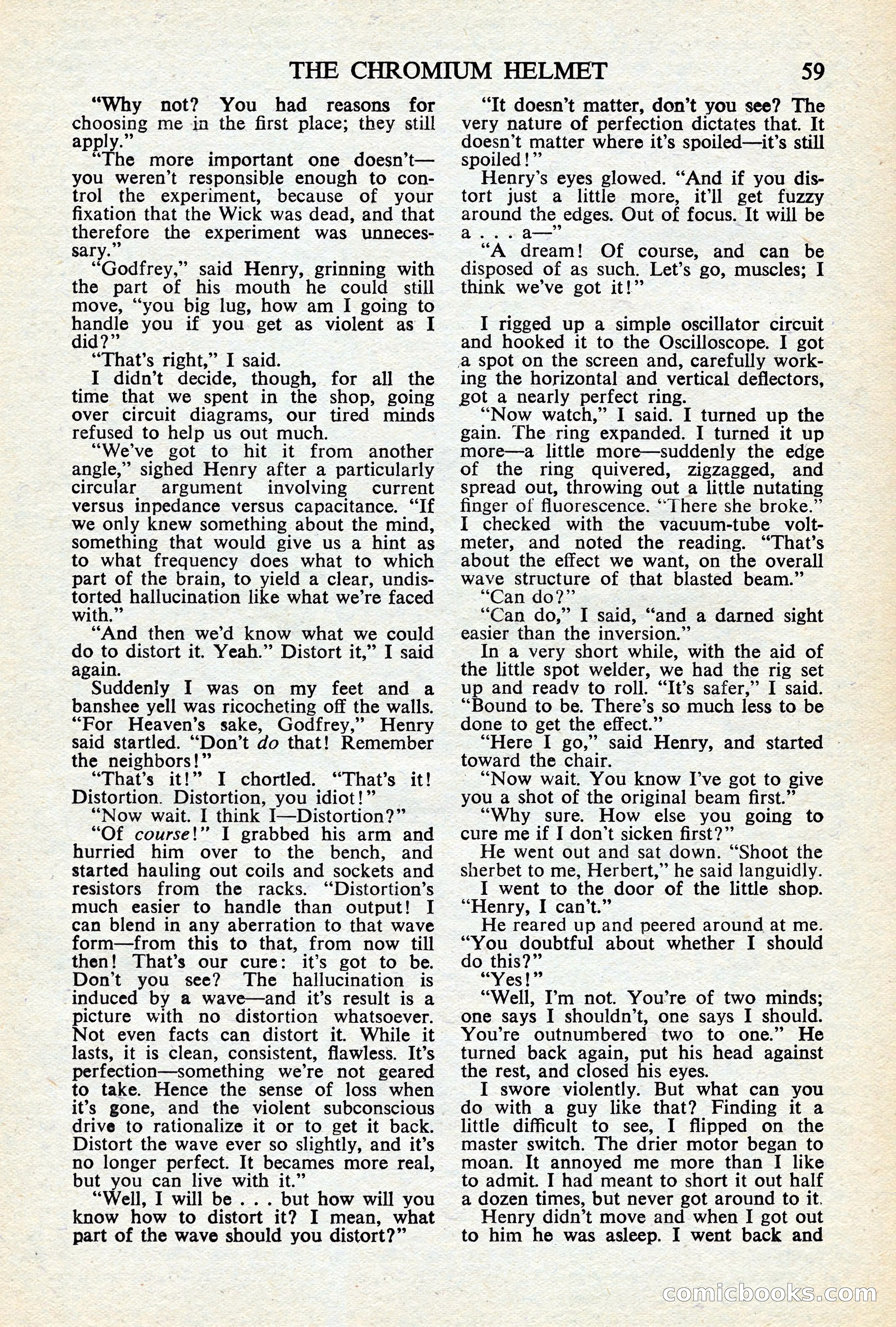 Astounding Science Fiction (British Edition) — page 61 of 68