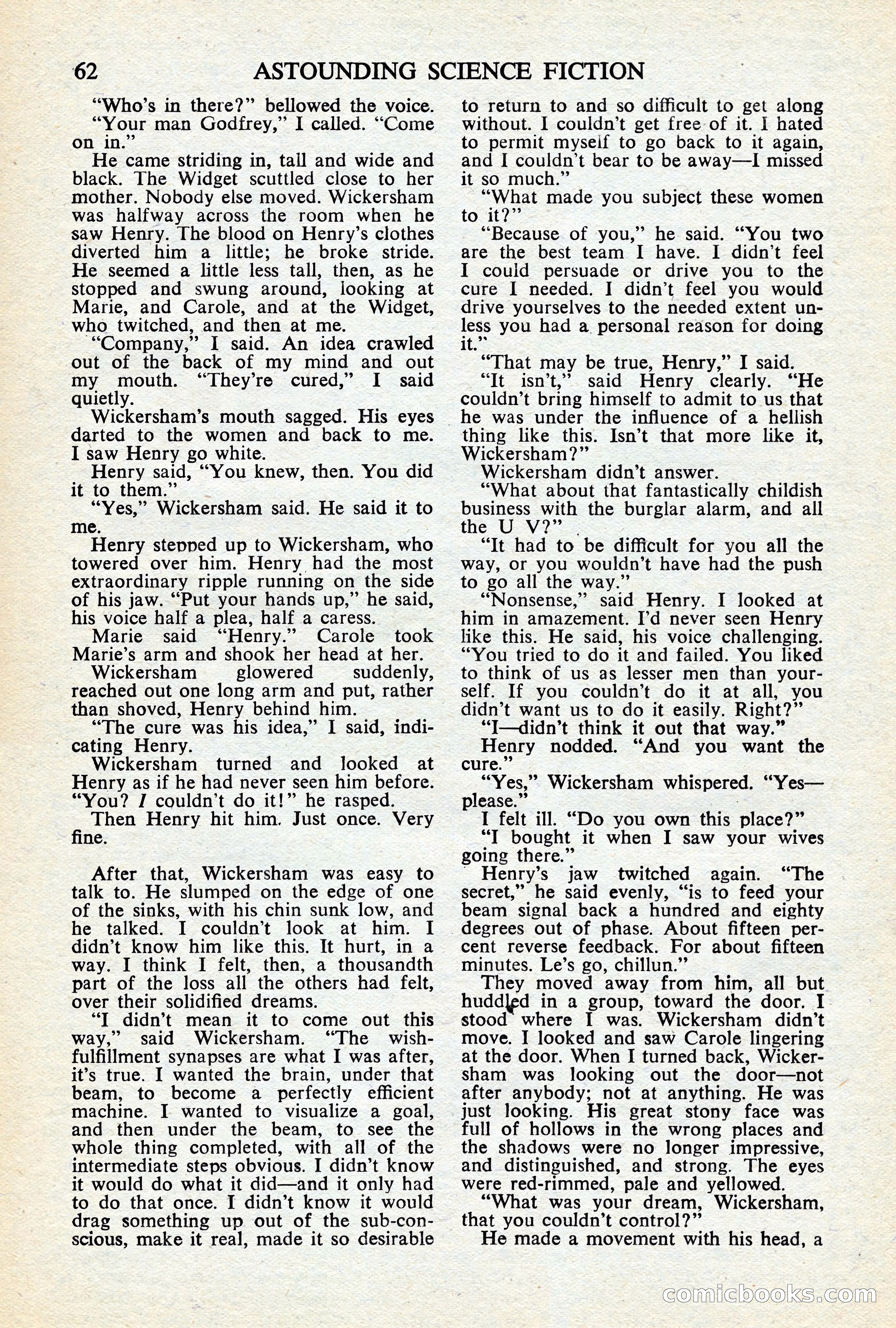 Astounding Science Fiction (British Edition) — page 64 of 68