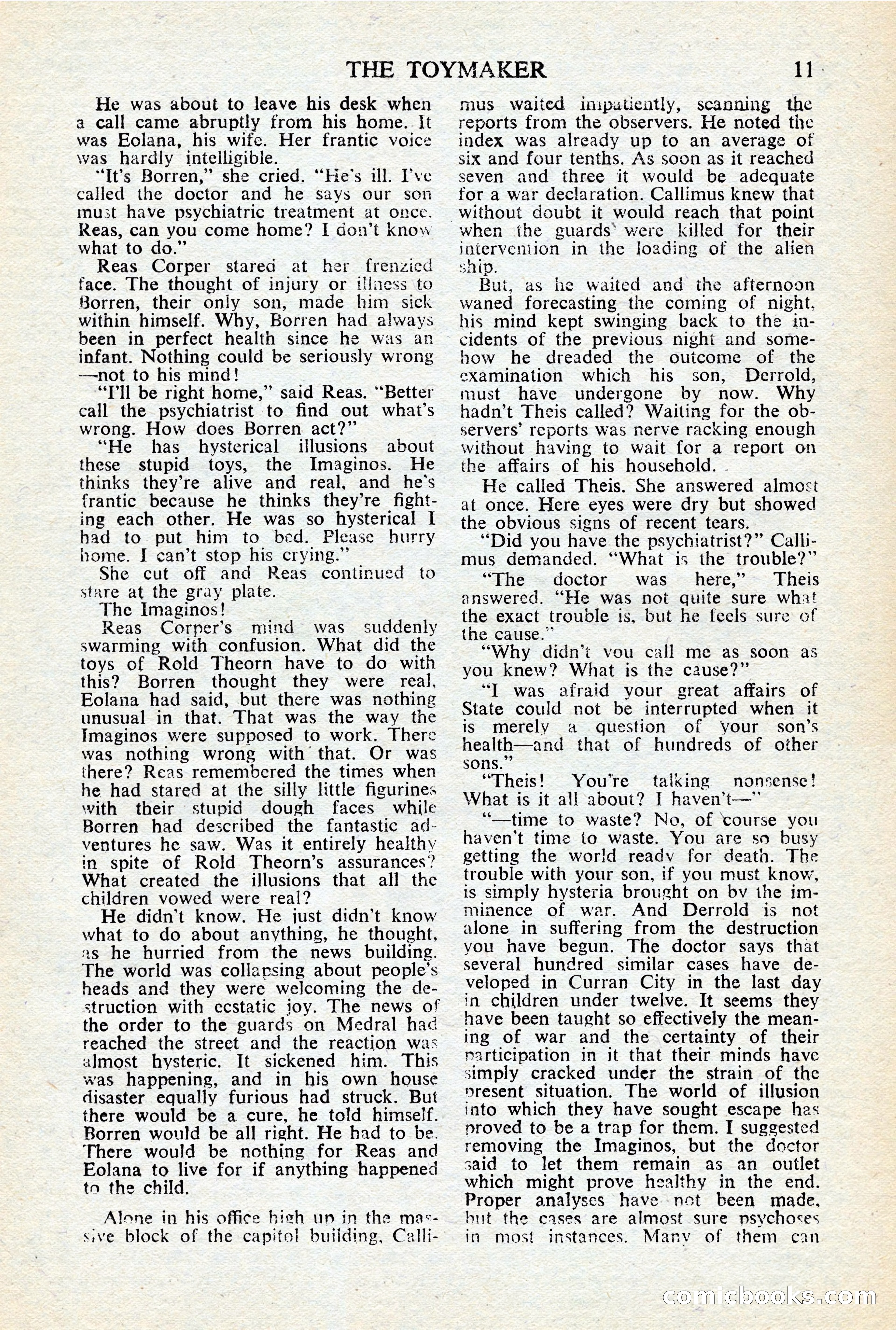 Astounding Science-Fiction, British Edition, January 1947 — page 13 of 68