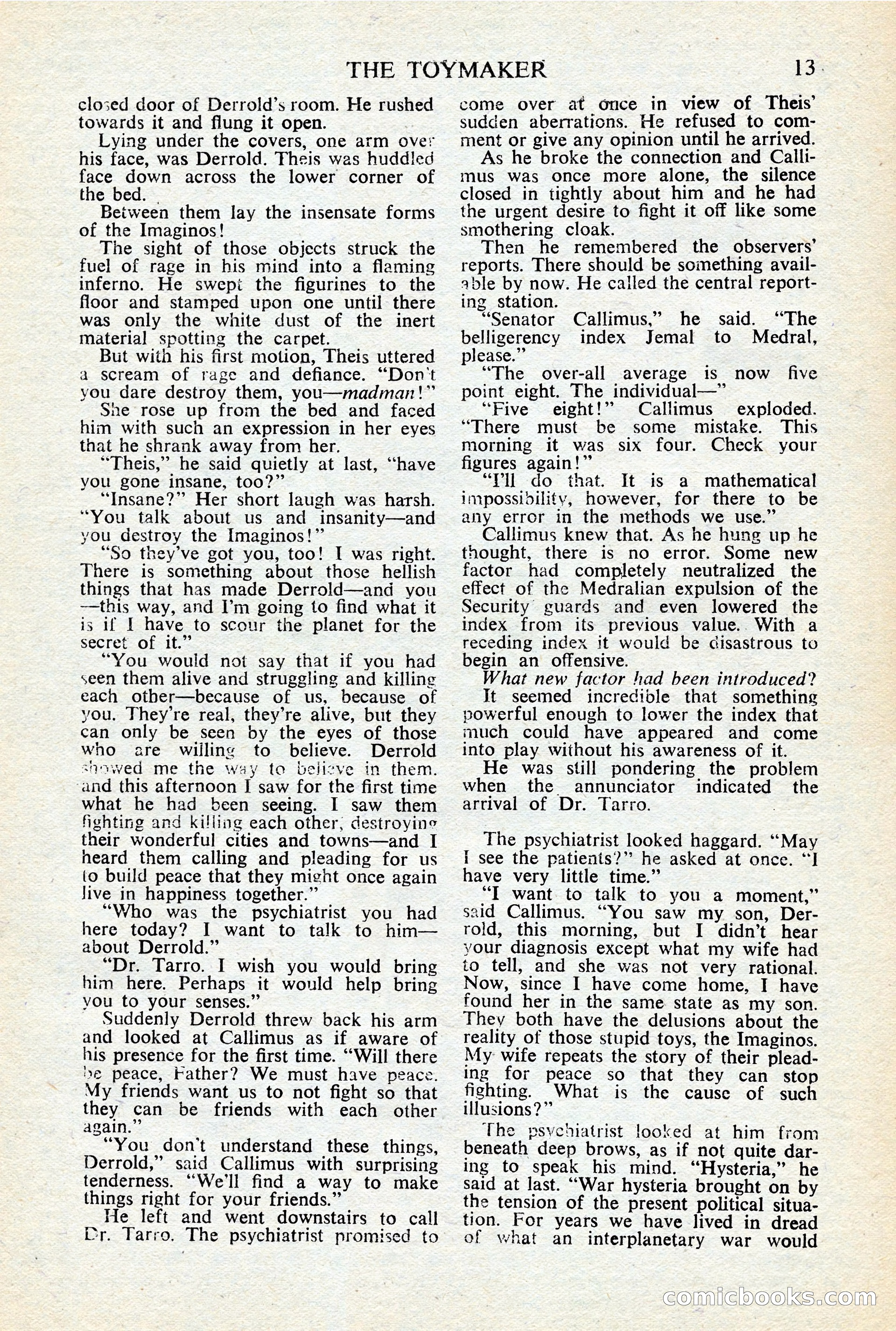 Astounding Science-Fiction, British Edition, January 1947 — page 15 of 68