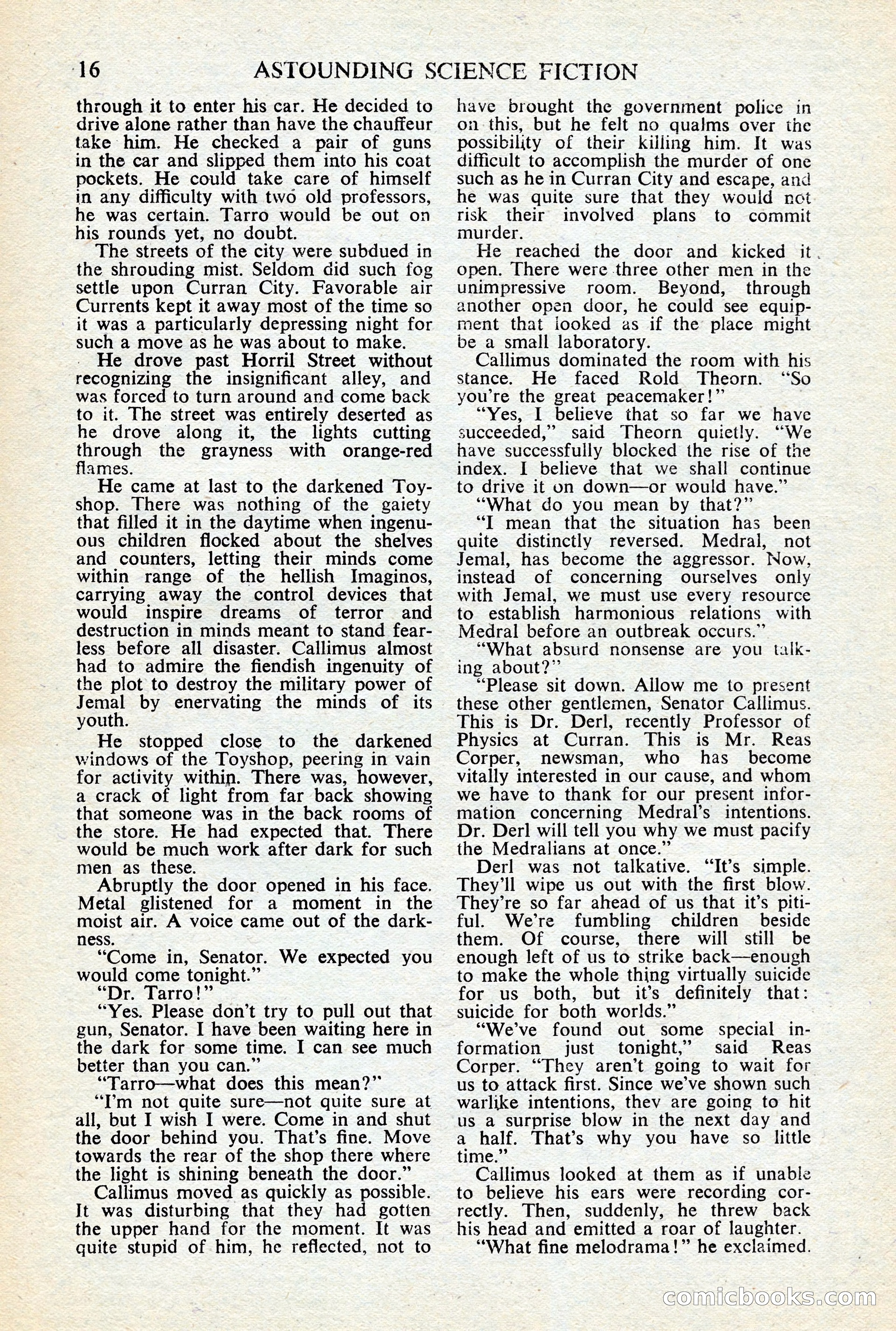 Astounding Science-Fiction, British Edition, January 1947 — page 18 of 68