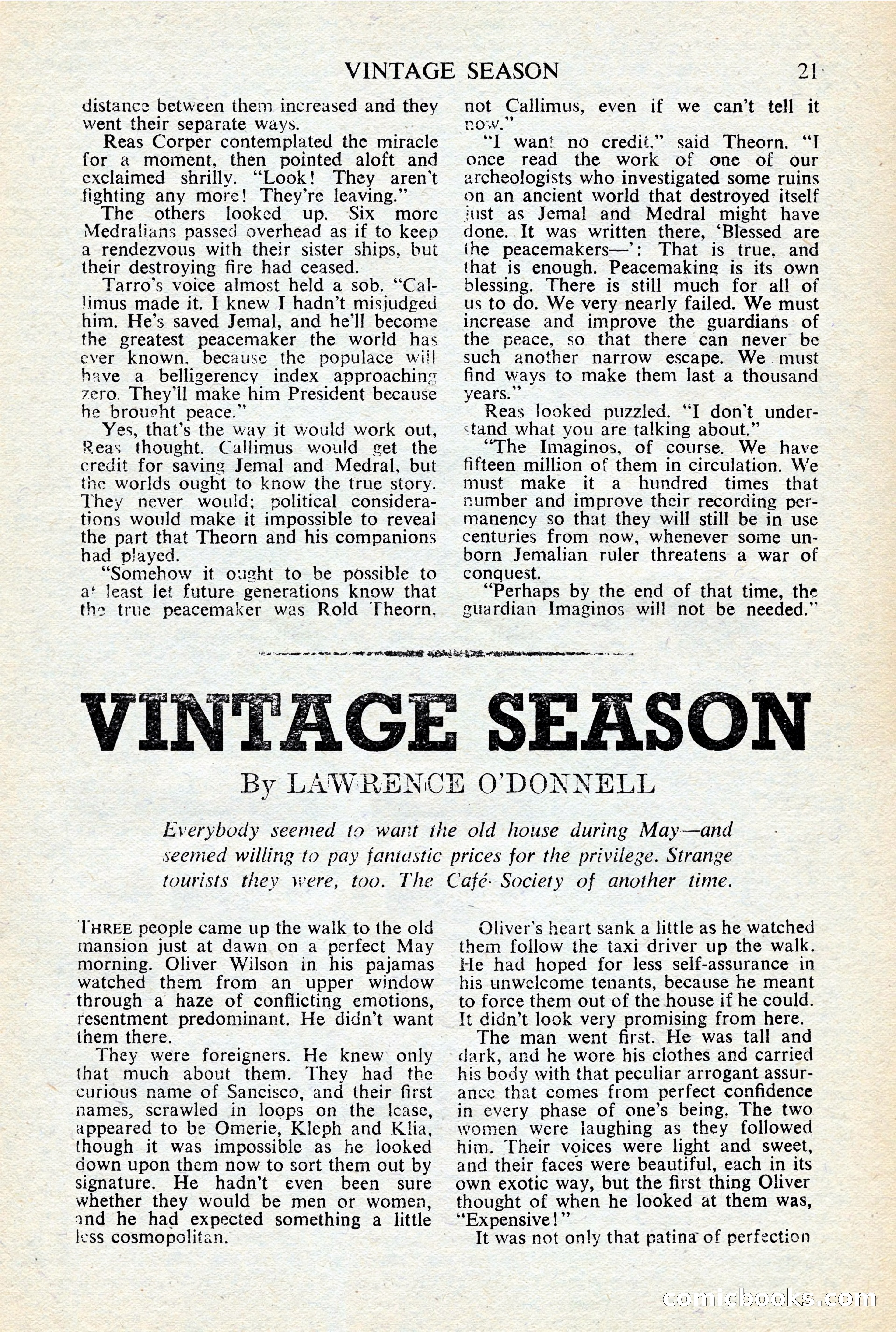 Astounding Science-Fiction, British Edition, January 1947 — page 23 of 68