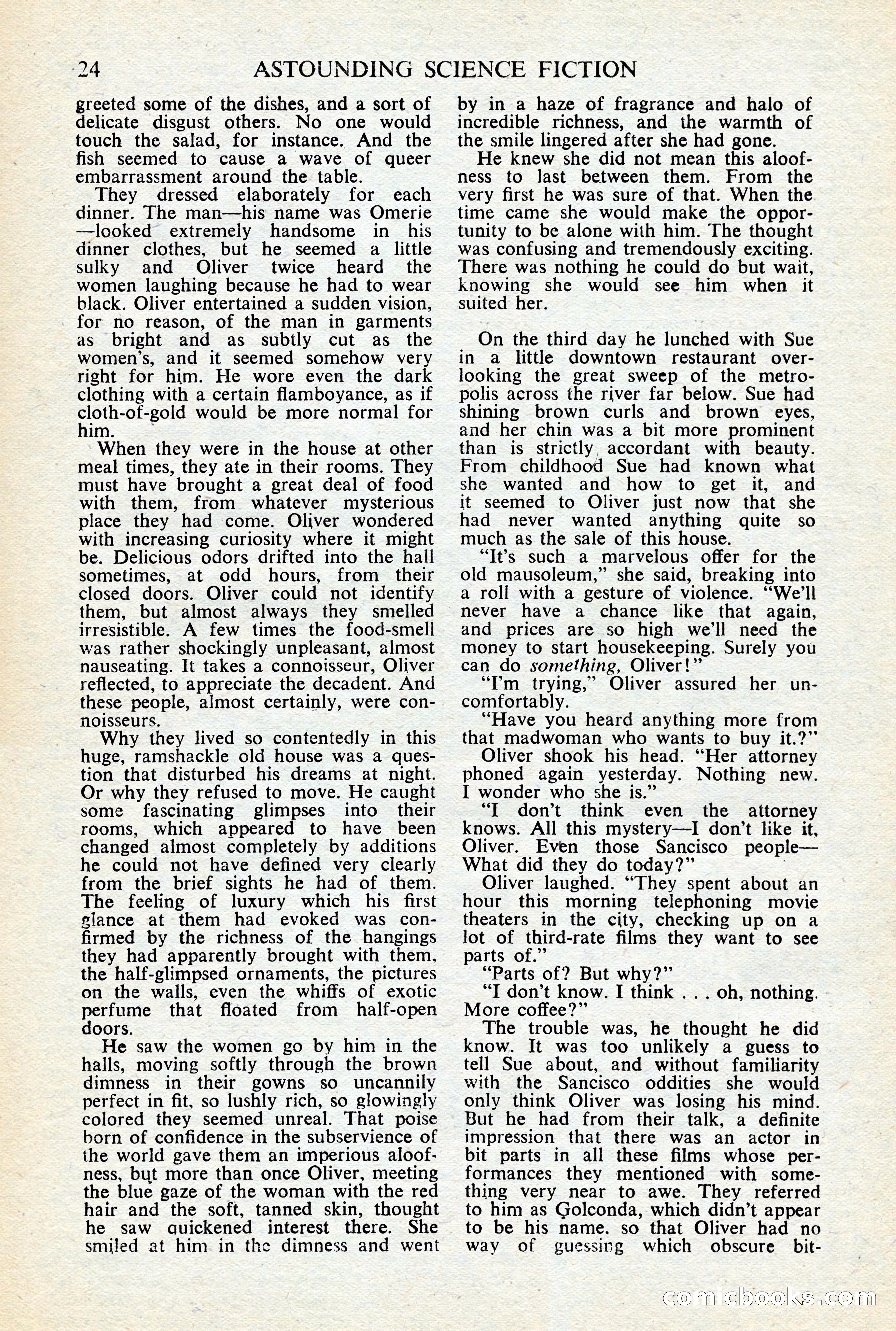Astounding Science-Fiction, British Edition, January 1947 — page 26 of 68