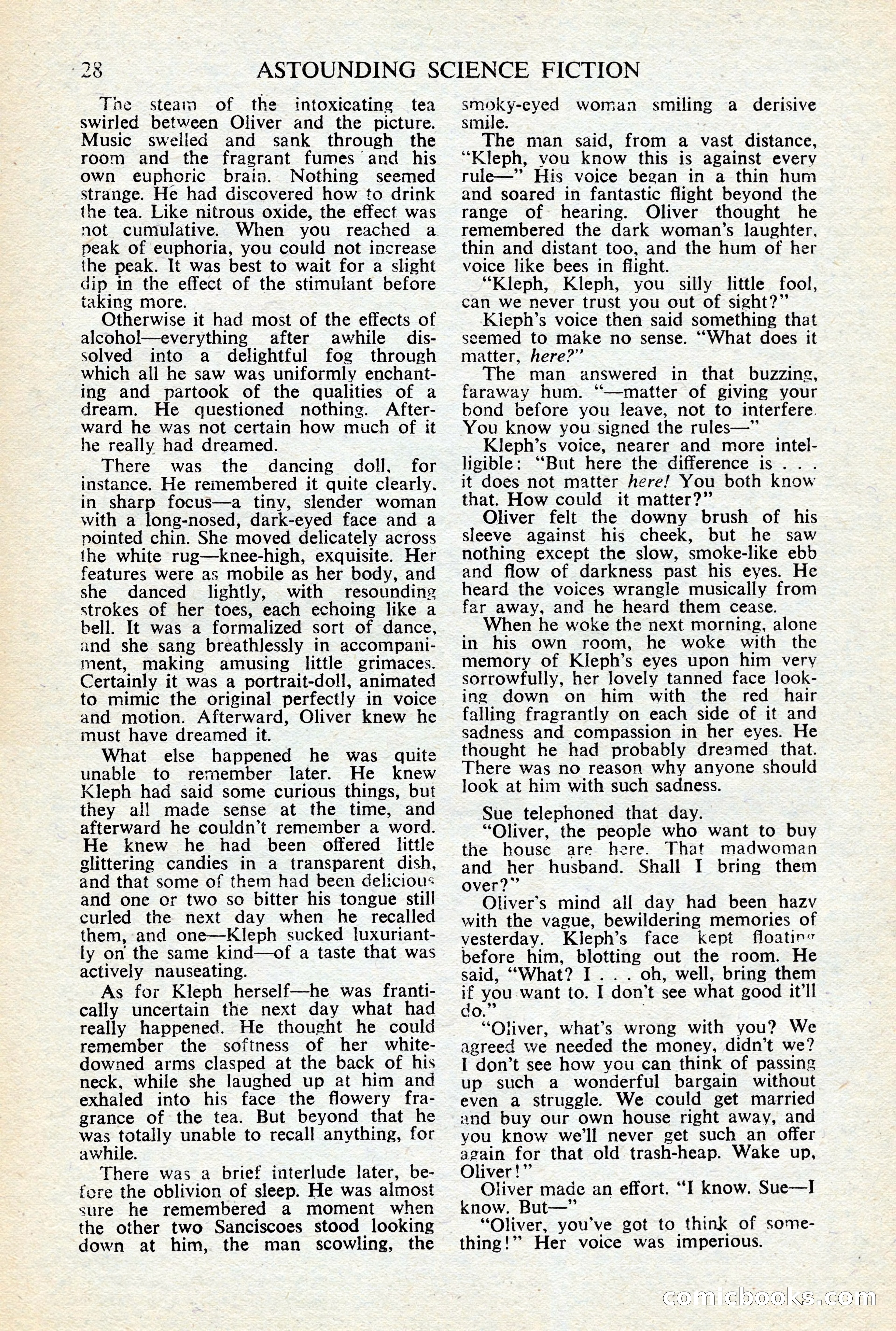 Astounding Science-Fiction, British Edition, January 1947 — page 30 of 68